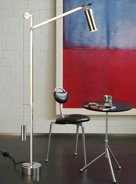 BH 23 Bauhaus Floor Lamp by TECNOLUMEN