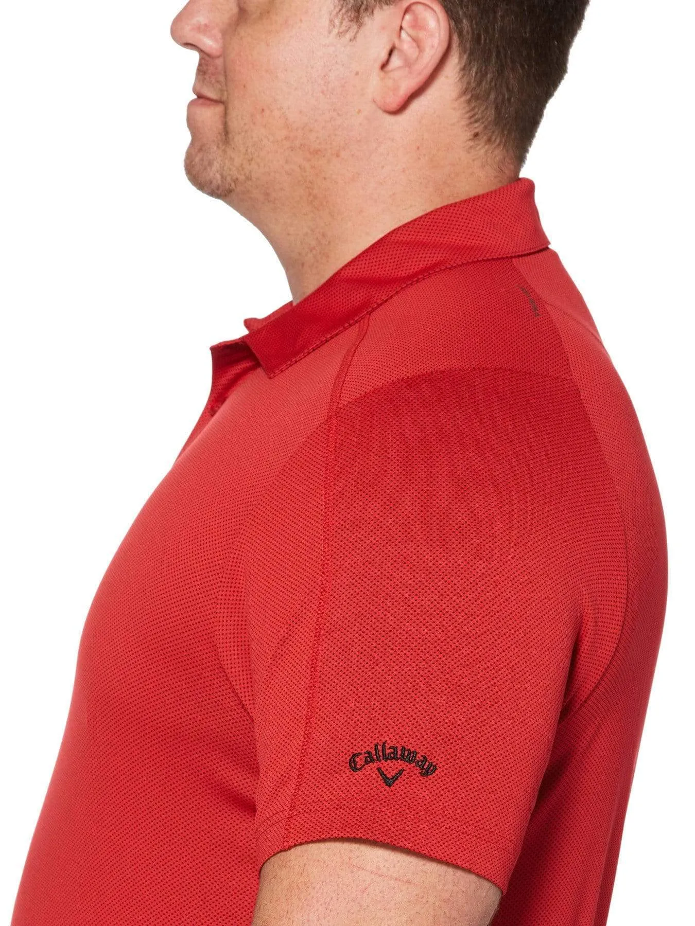 Big & Tall Jacquard Swing Tech™ Polo