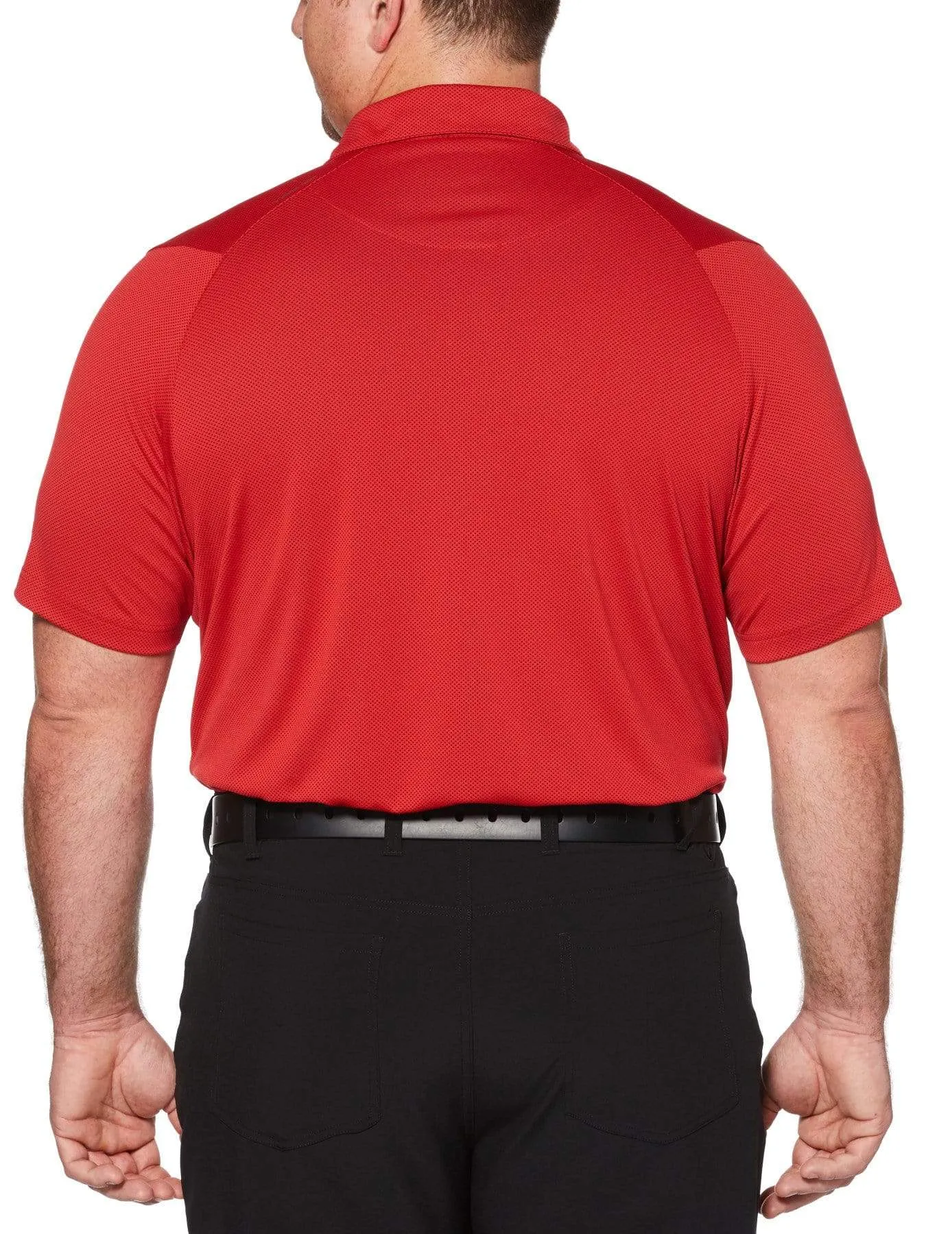 Big & Tall Jacquard Swing Tech™ Polo