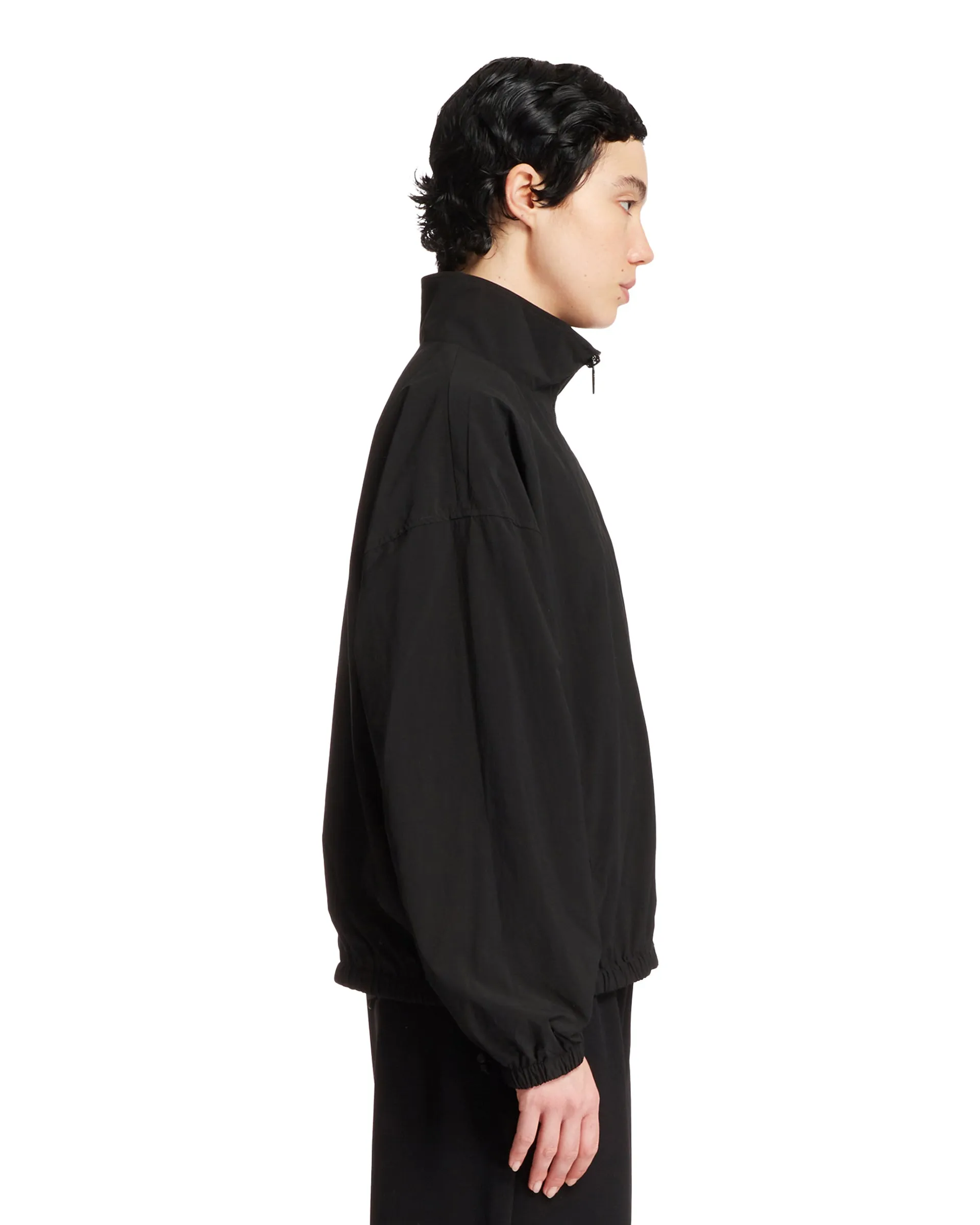 Black Logoed Track Jacket
