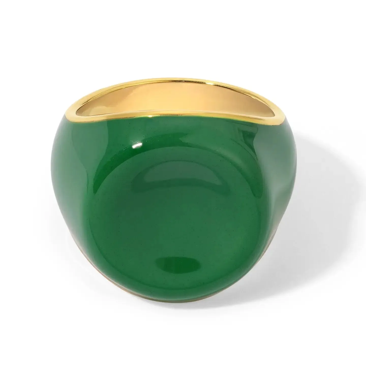 Blod Enamel Ring - Size 7