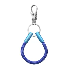 Blue Cord Geocaching NOTCH Loop with blue aluminium ends
