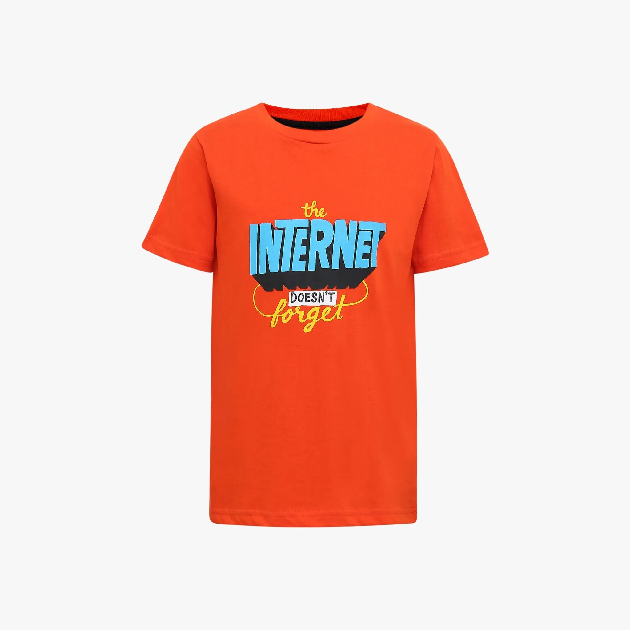 Boy's Regular Fit Graphic T-Shirt