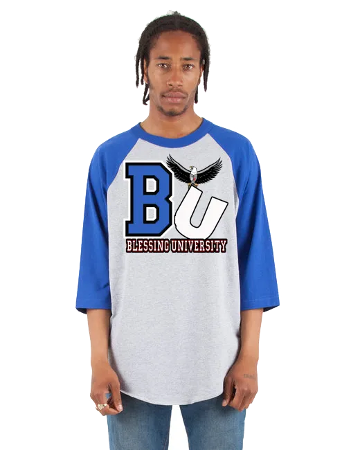 BU Blessing University Ragland Tees 3/4 sleeve style 2