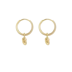 Caia Mini Hoop Earrings - Gold