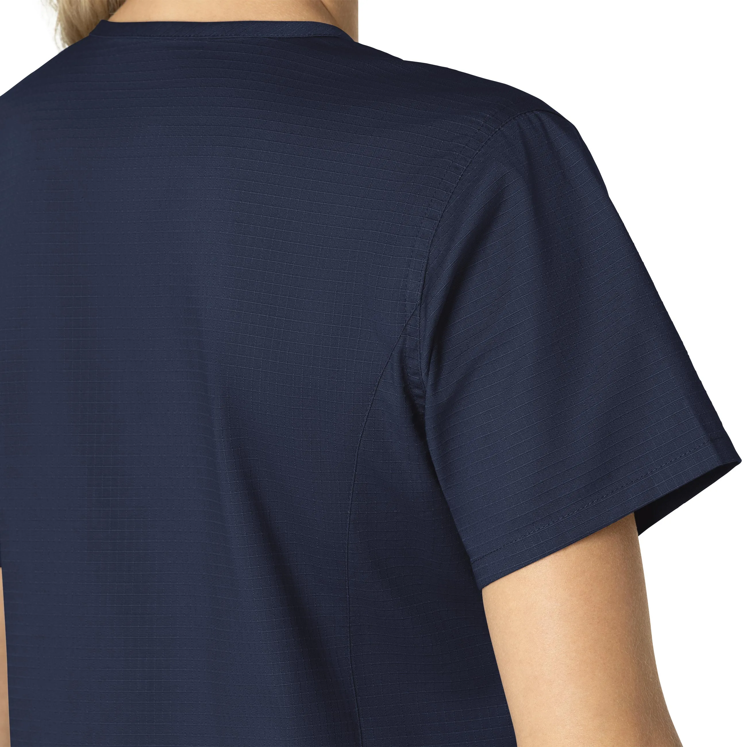 Carhartt Rugged Flex Ripstop Women's V-Neck Scrub Top - Navy