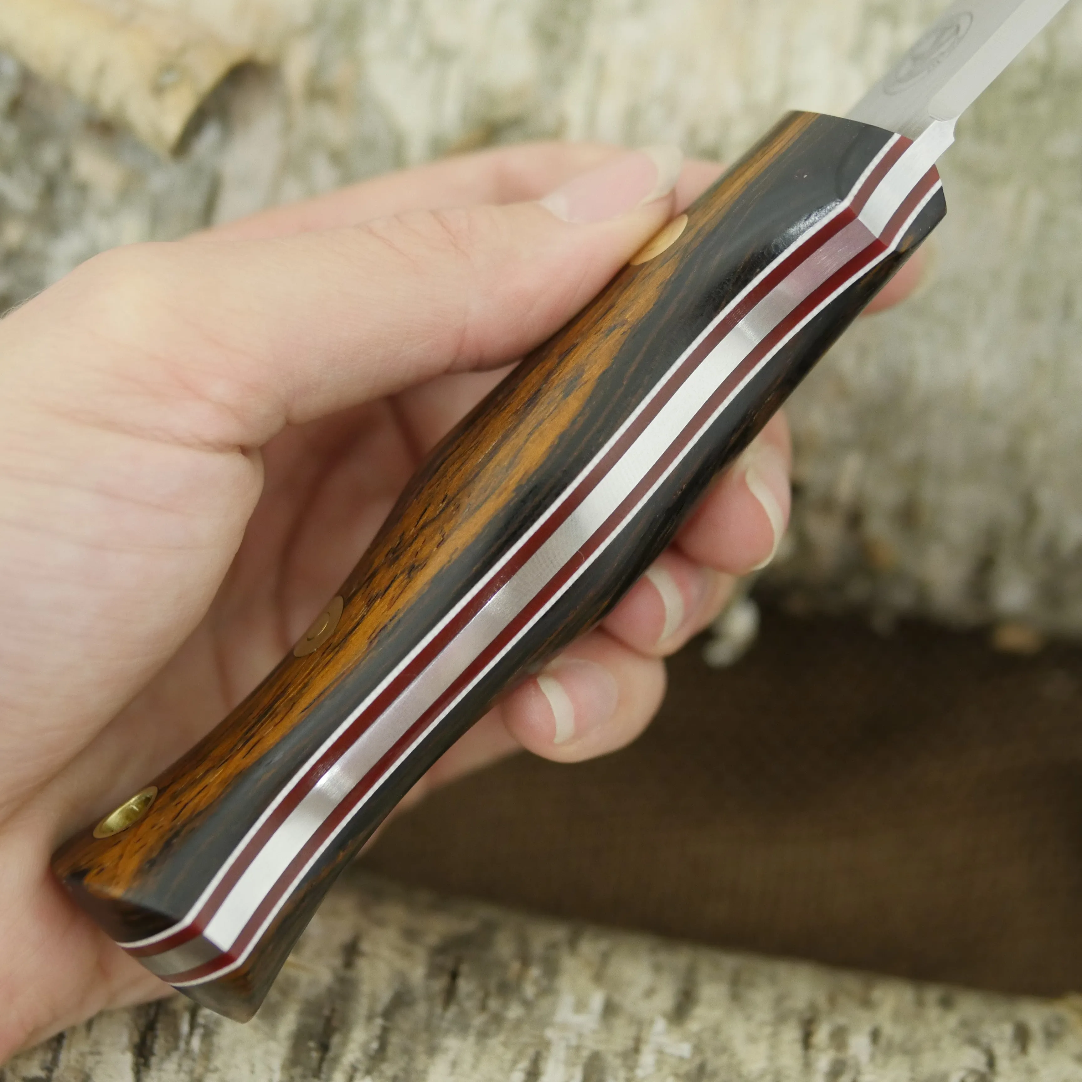 Classic: Ironwood, Red & White G10