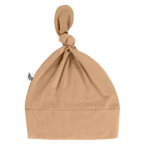 Coca Mocha Knotted Baby Hat