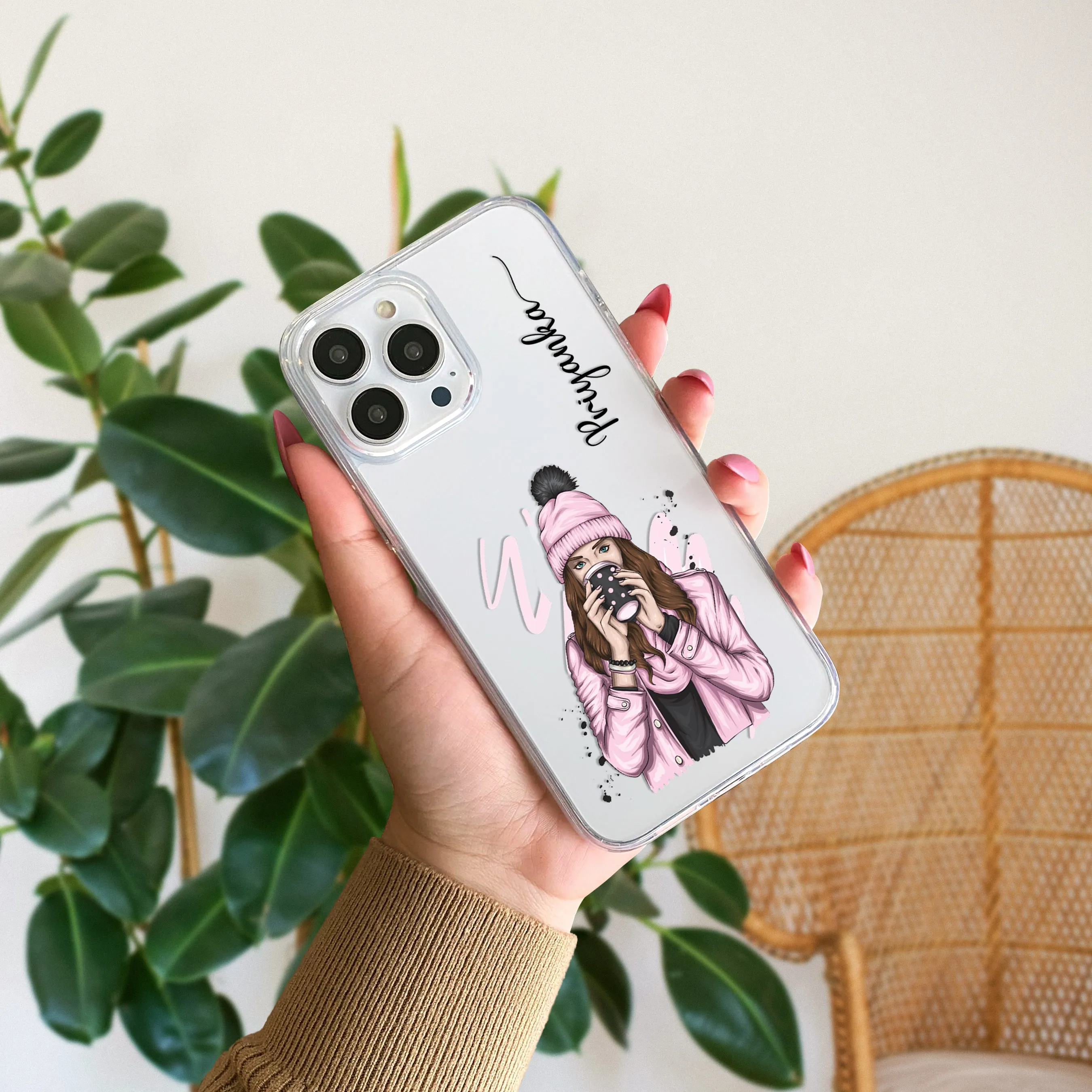 Coffee Time Customize Transparent Silicon Case For Realme/Narzo