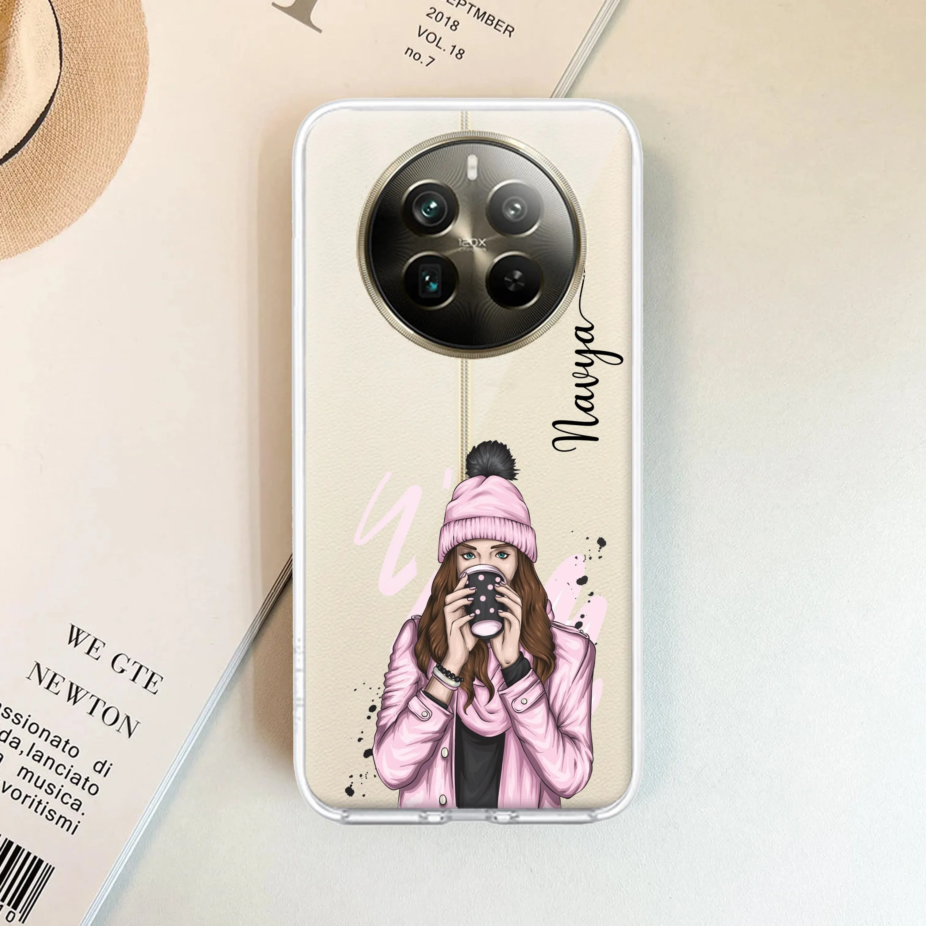Coffee Time Customize Transparent Silicon Case For Realme/Narzo