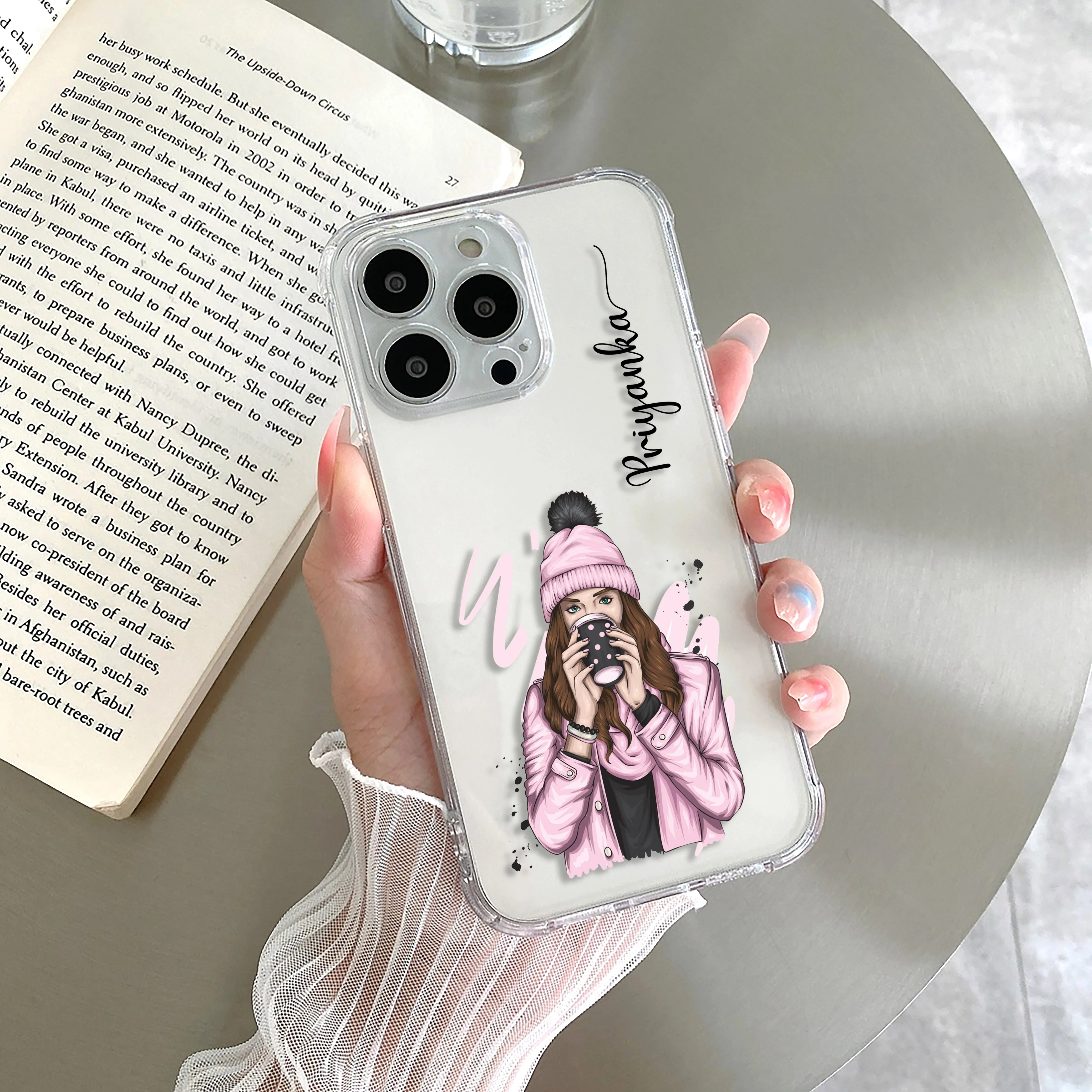 Coffee Time Customize Transparent Silicon Case For Realme/Narzo