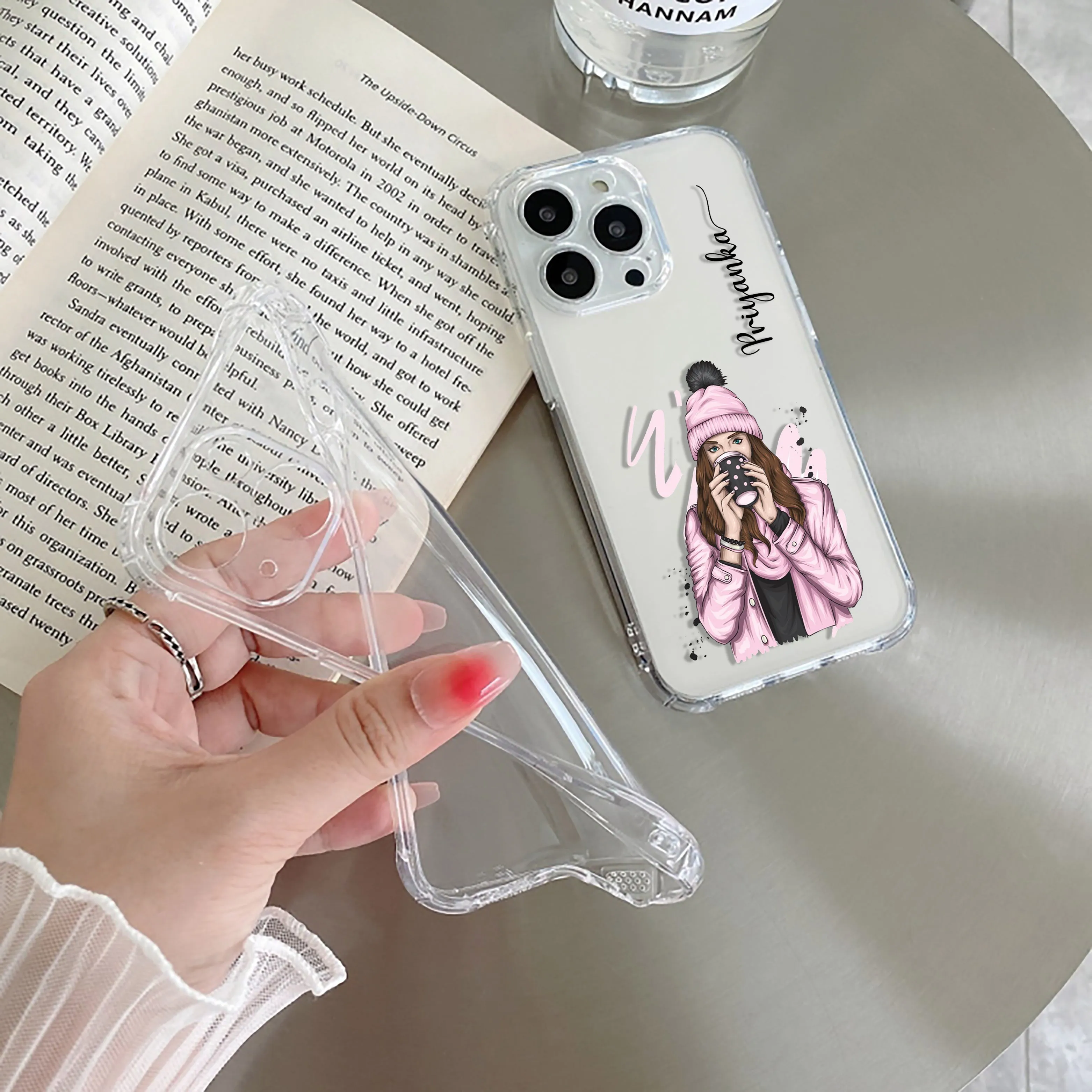 Coffee Time Customize Transparent Silicon Case For Realme/Narzo