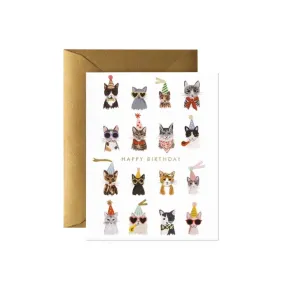 Cool Cats Birthday Card