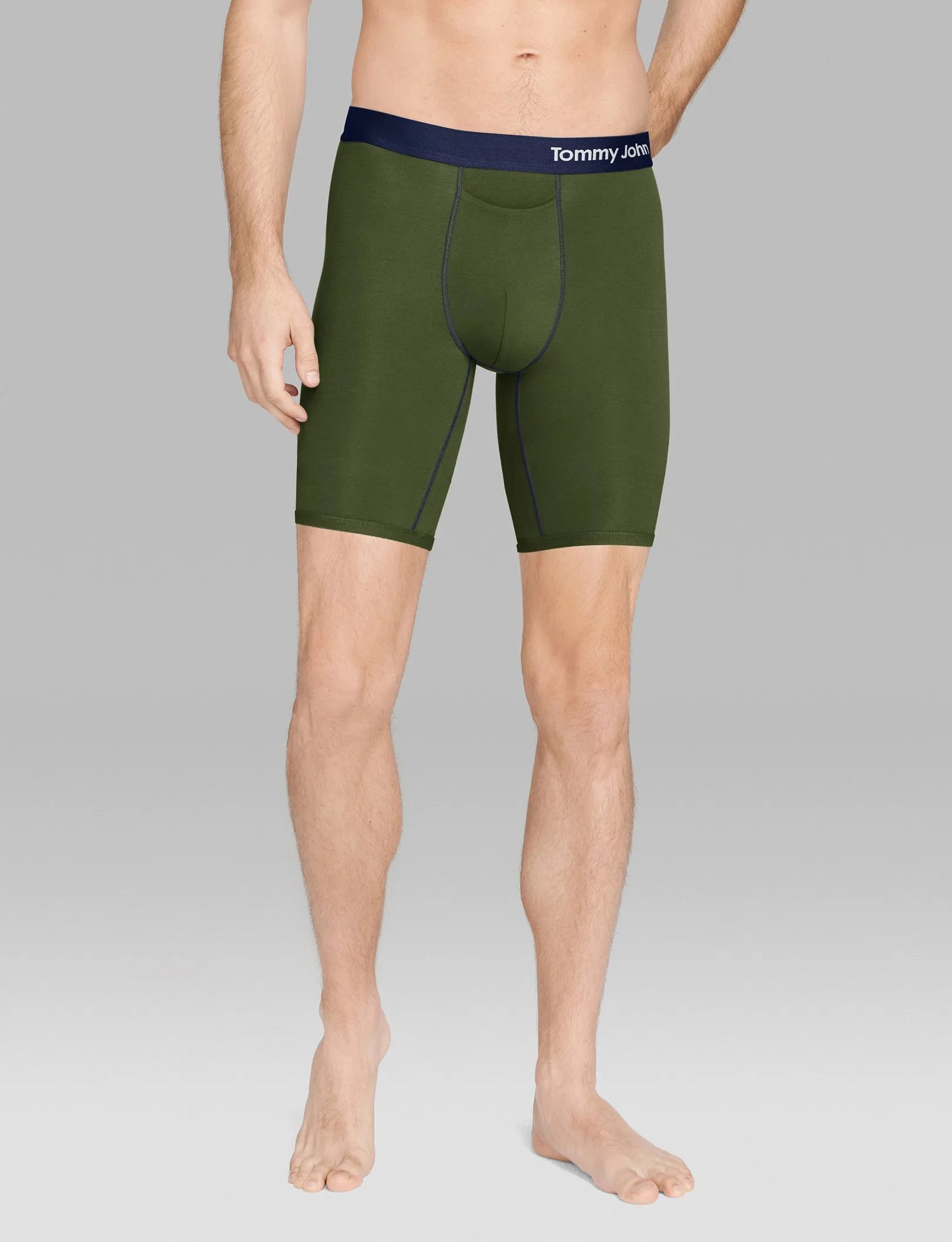 Cool Cotton Boxer Brief 8"