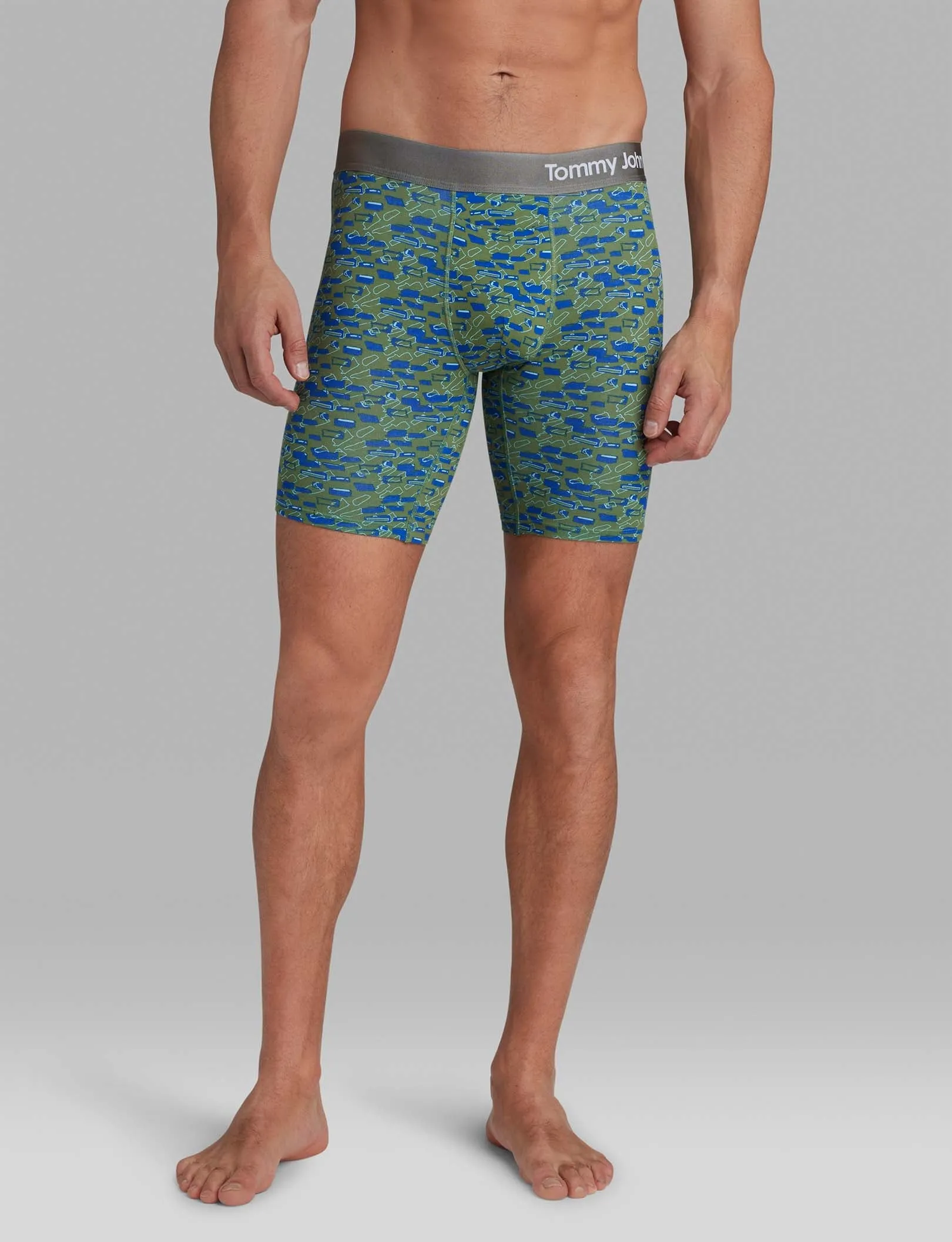 Cool Cotton Boxer Brief 8"