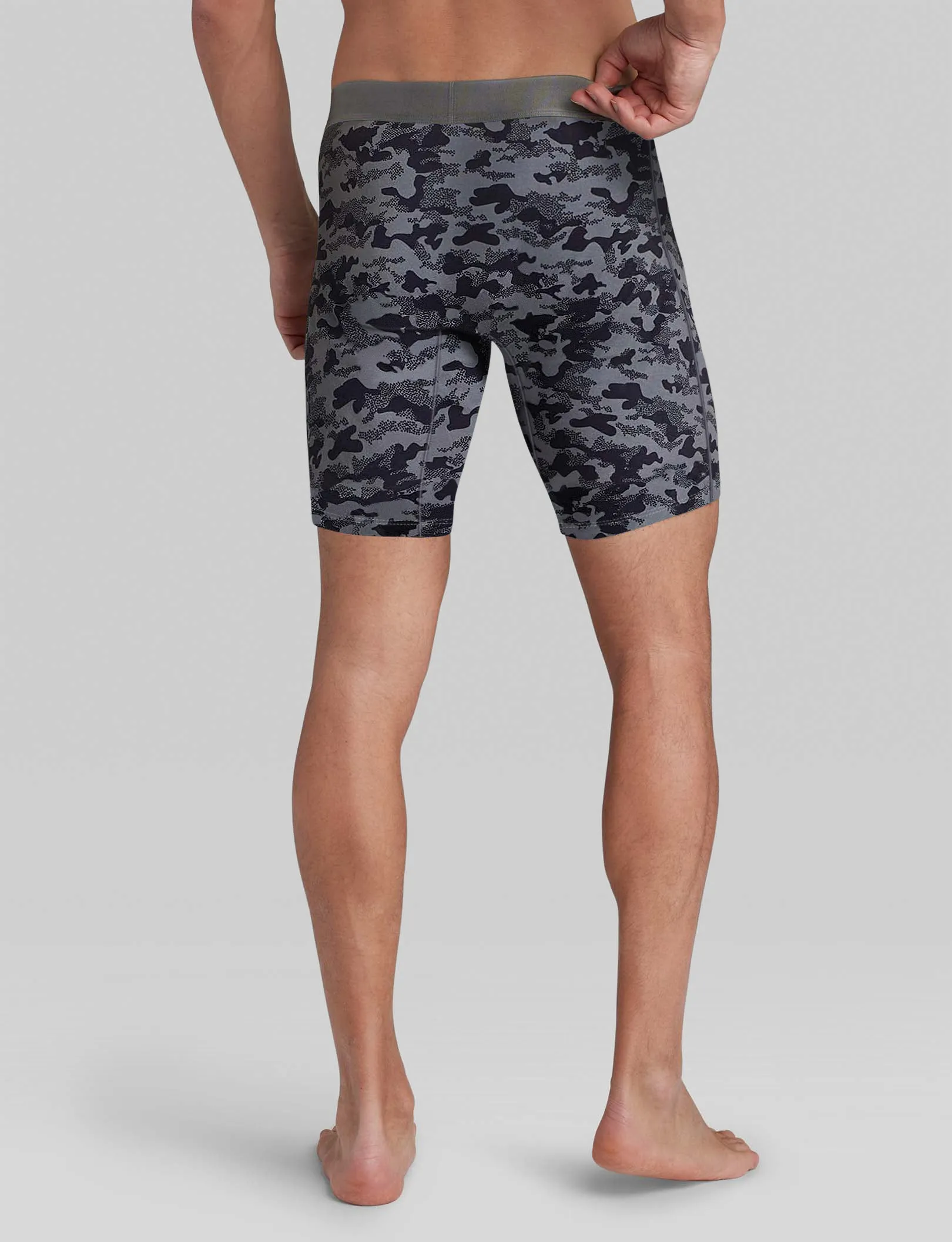Cool Cotton Boxer Brief 8"
