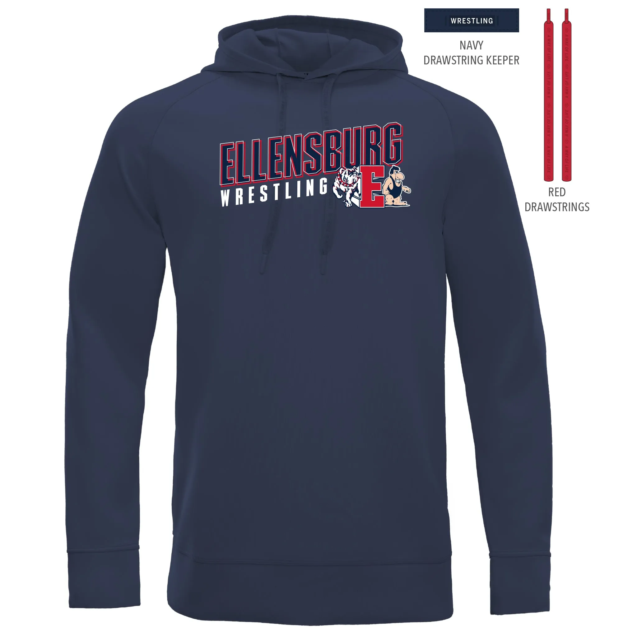 Cool-Touch Hoodie-Unisex--Ellensburg