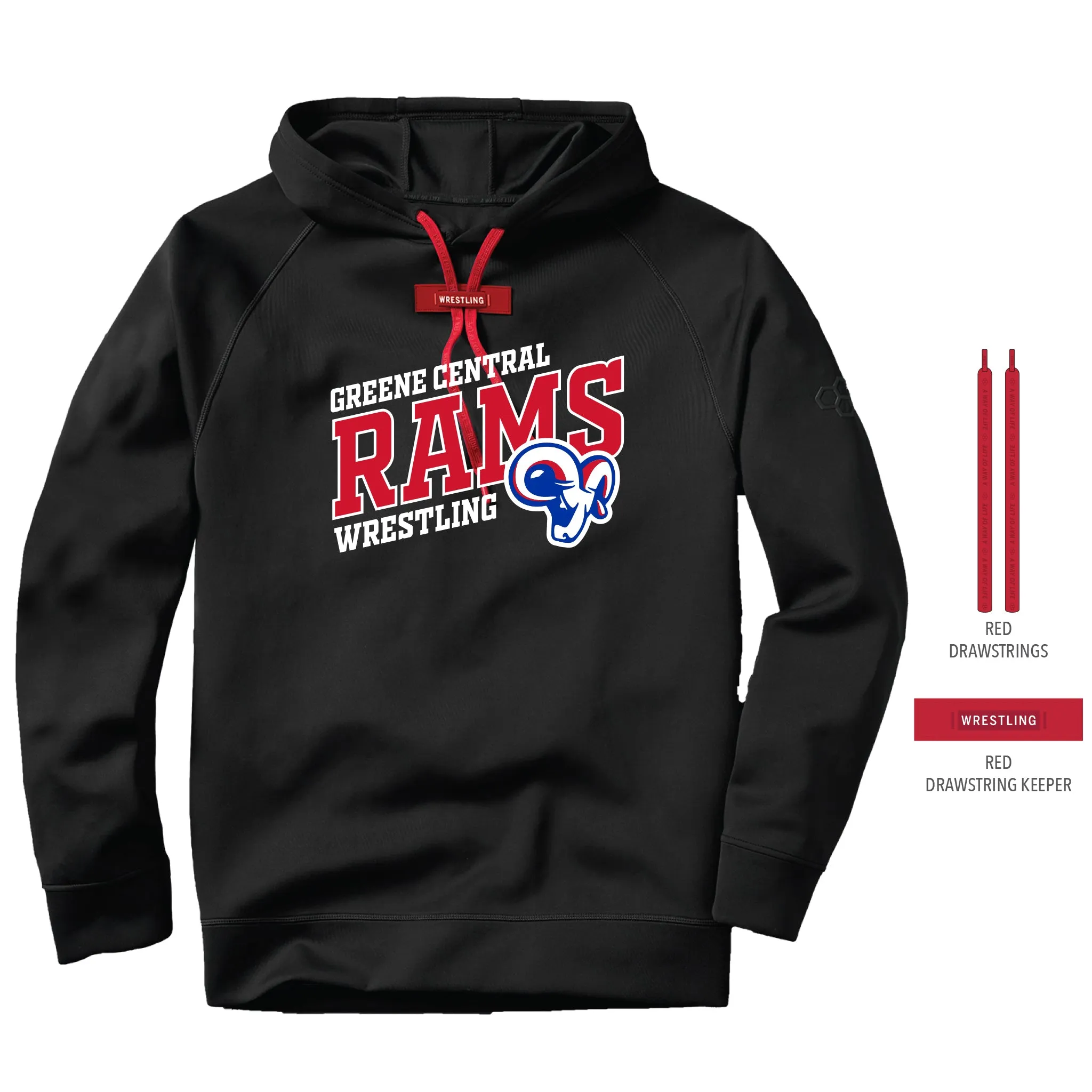 Cool-Touch Hoodie-Unisex--Greene Central HS Team Store
