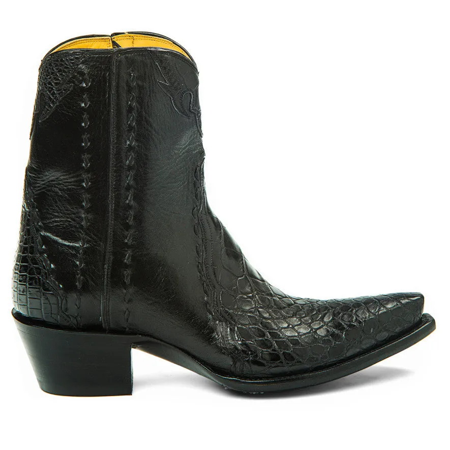 Crocodile/Calf Ankle Zipper