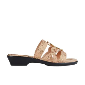 EASY STREET -  Cork Square Toe Heel Slipper