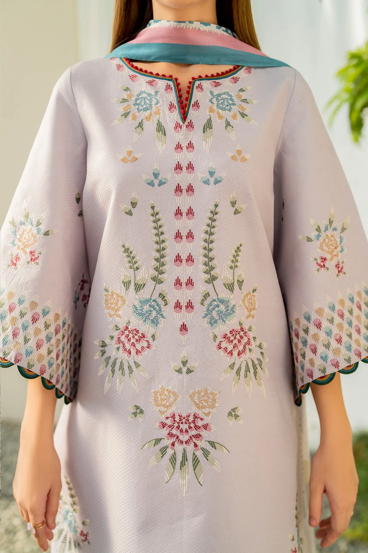 EMBROIDERED DOBBY LAWN USE-9044