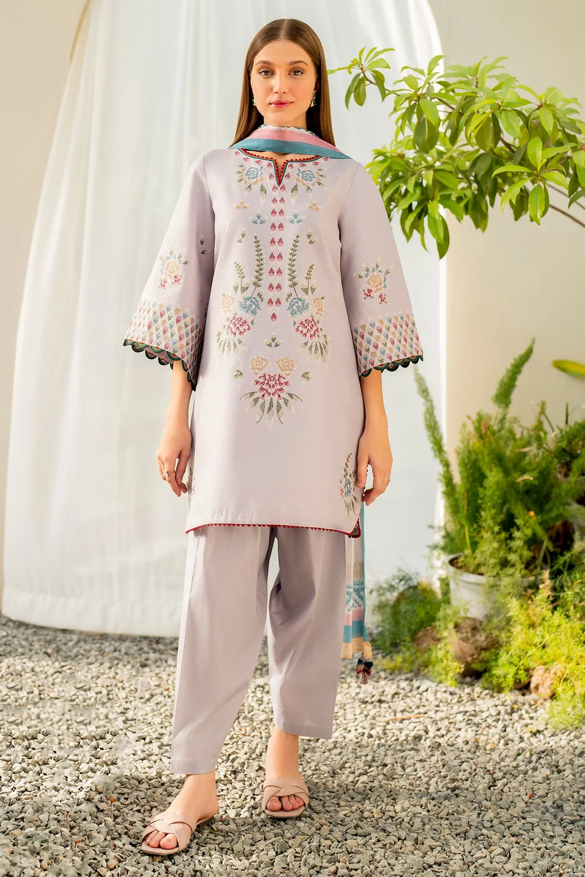 EMBROIDERED DOBBY LAWN USE-9044