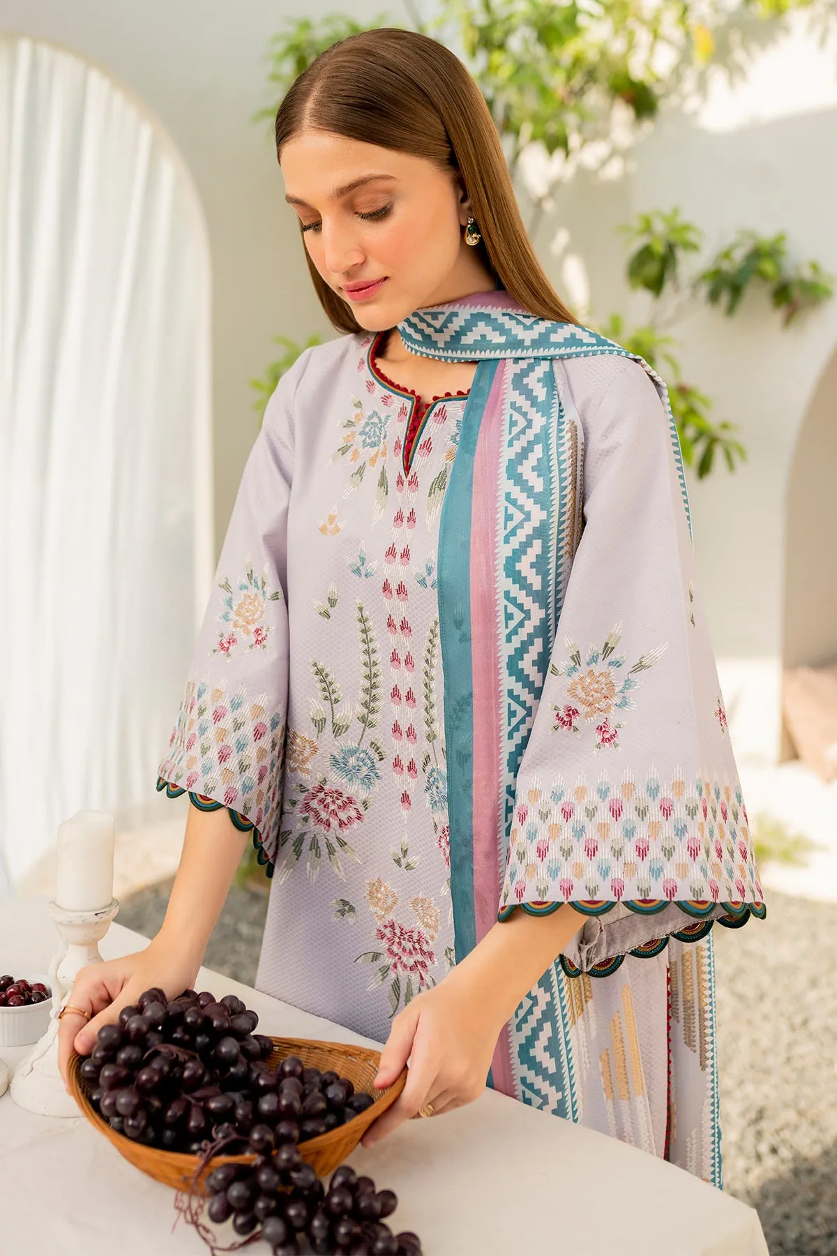 EMBROIDERED DOBBY LAWN USE-9044