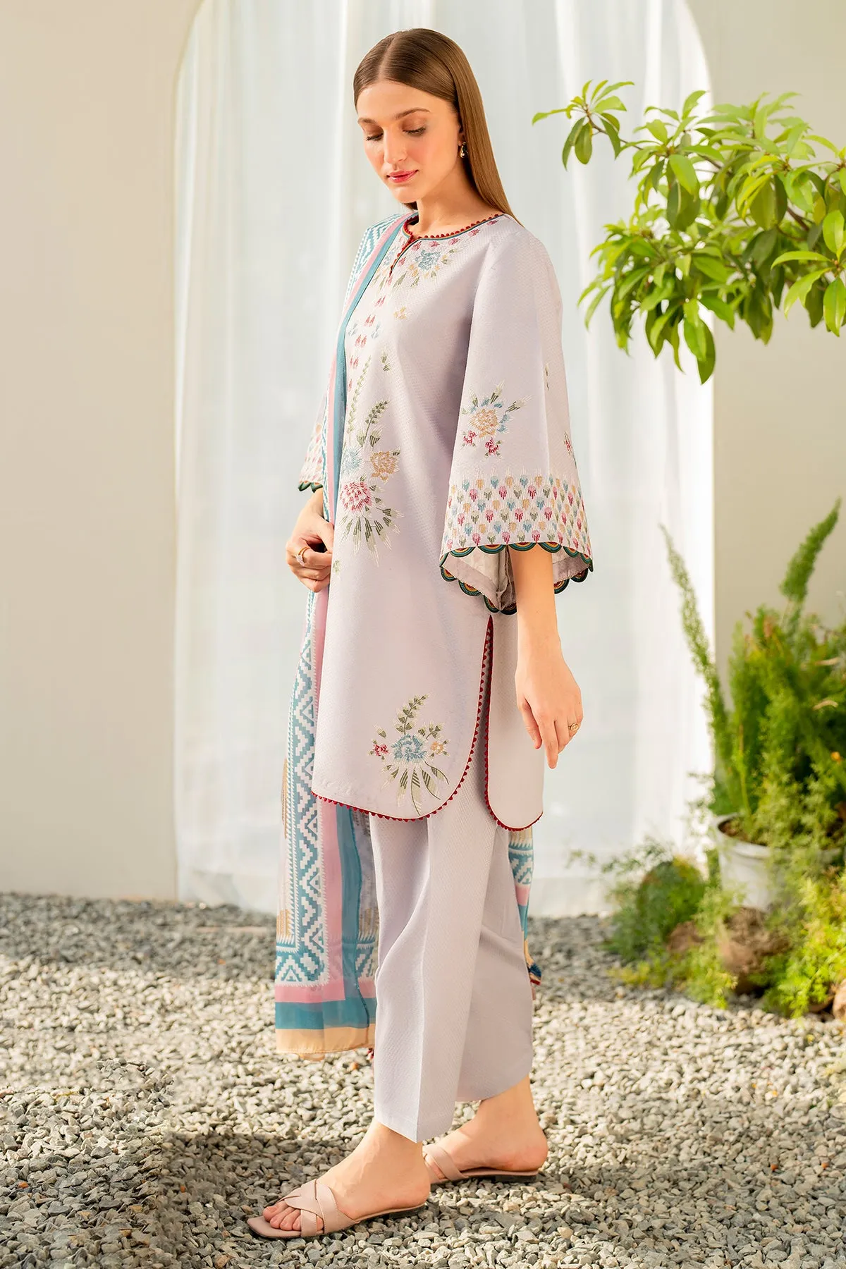 EMBROIDERED DOBBY LAWN USE-9044