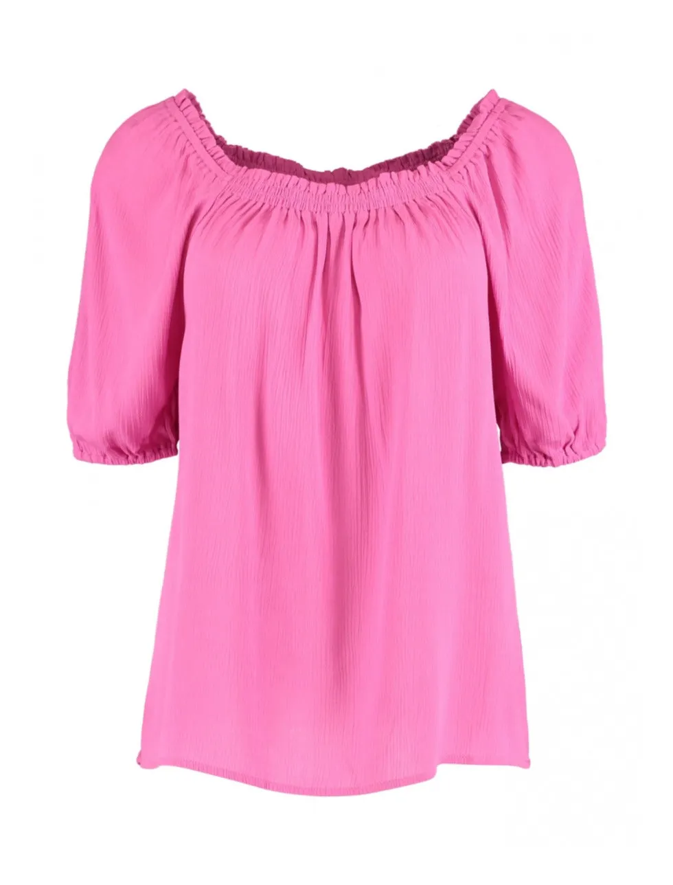 Emilia Summer Pink Bardot Blouse