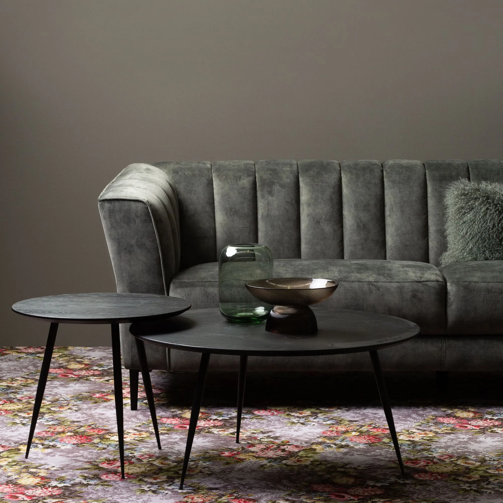 Fabian 3-Seat Sofa - Forest Green