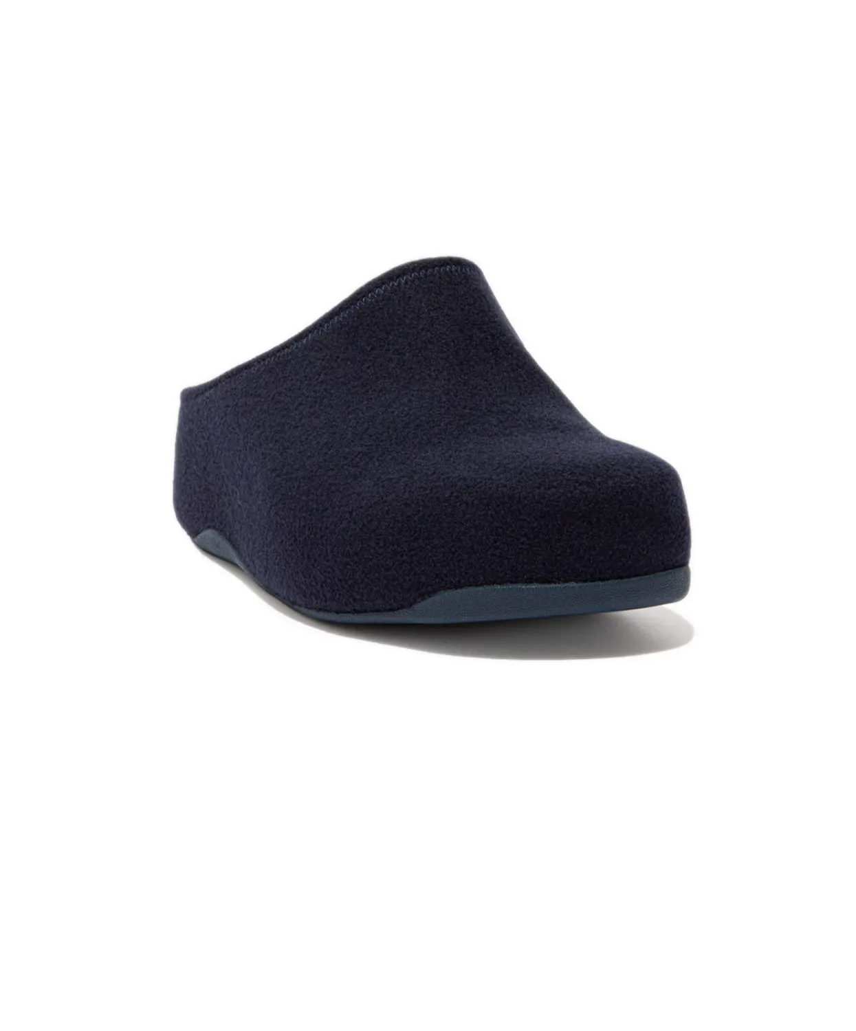 FitFlop Shuv Felt Clogs Navy