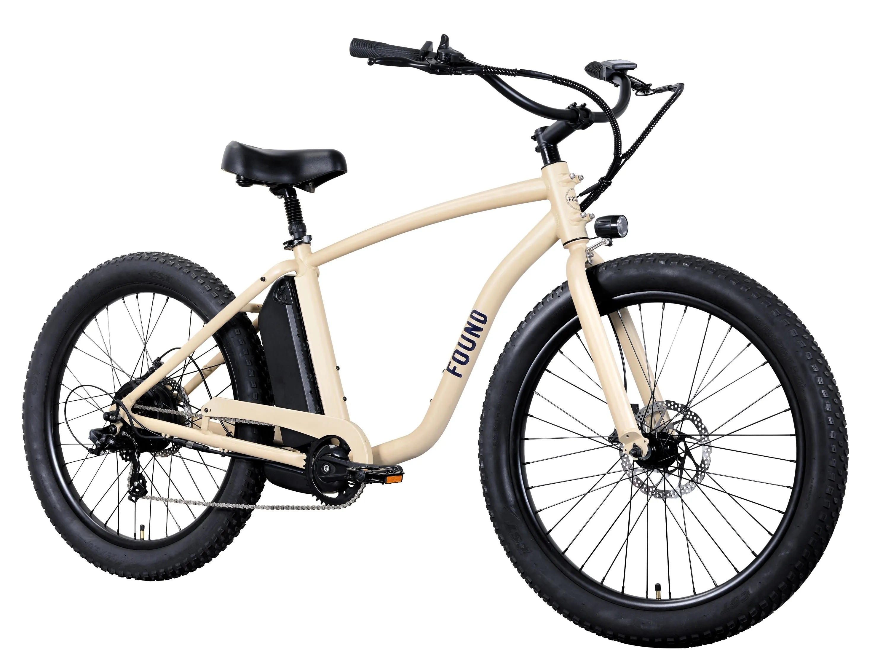 Found Trail Step Over Electric Beach Cruiser