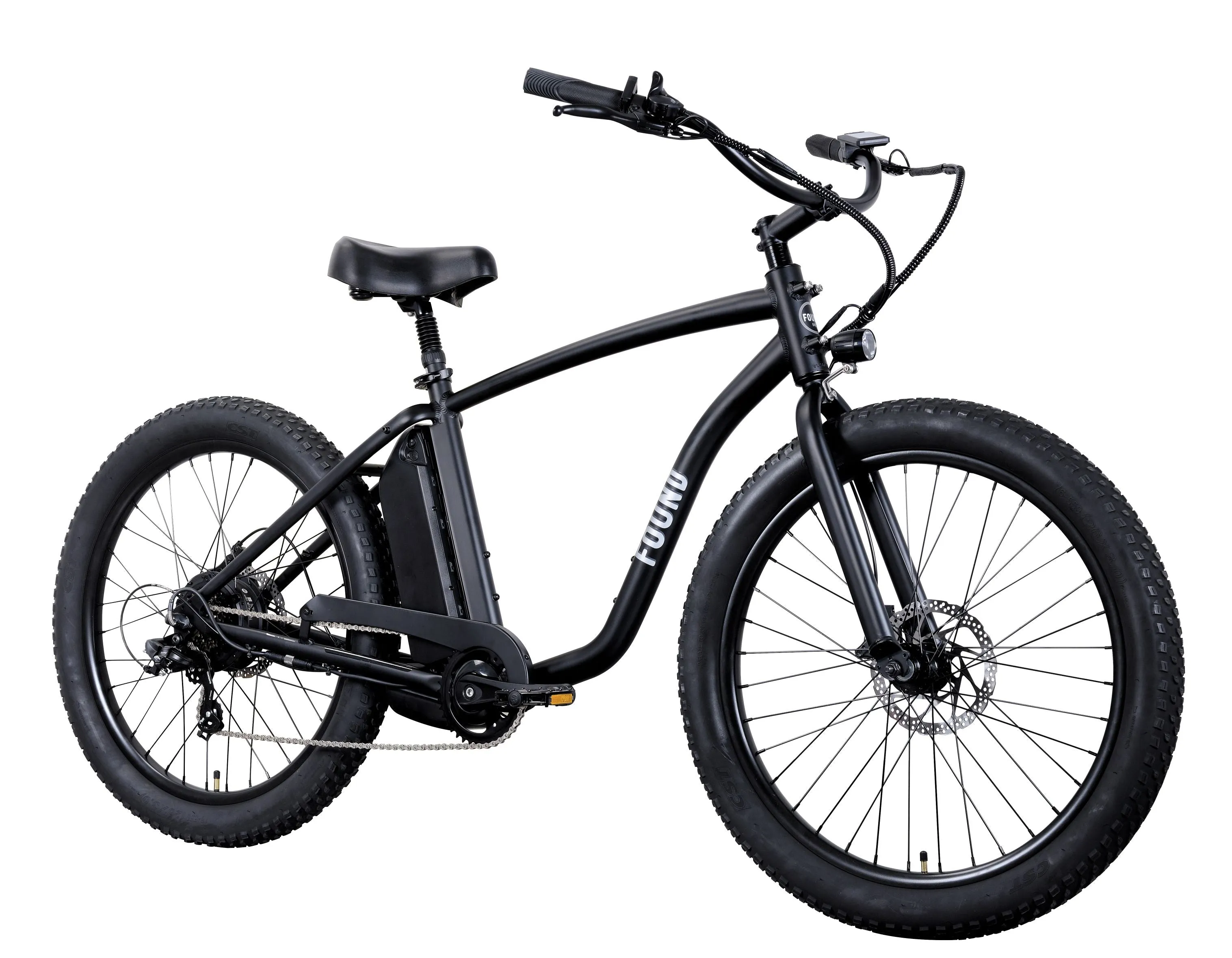 Found Trail Step Over Electric Beach Cruiser