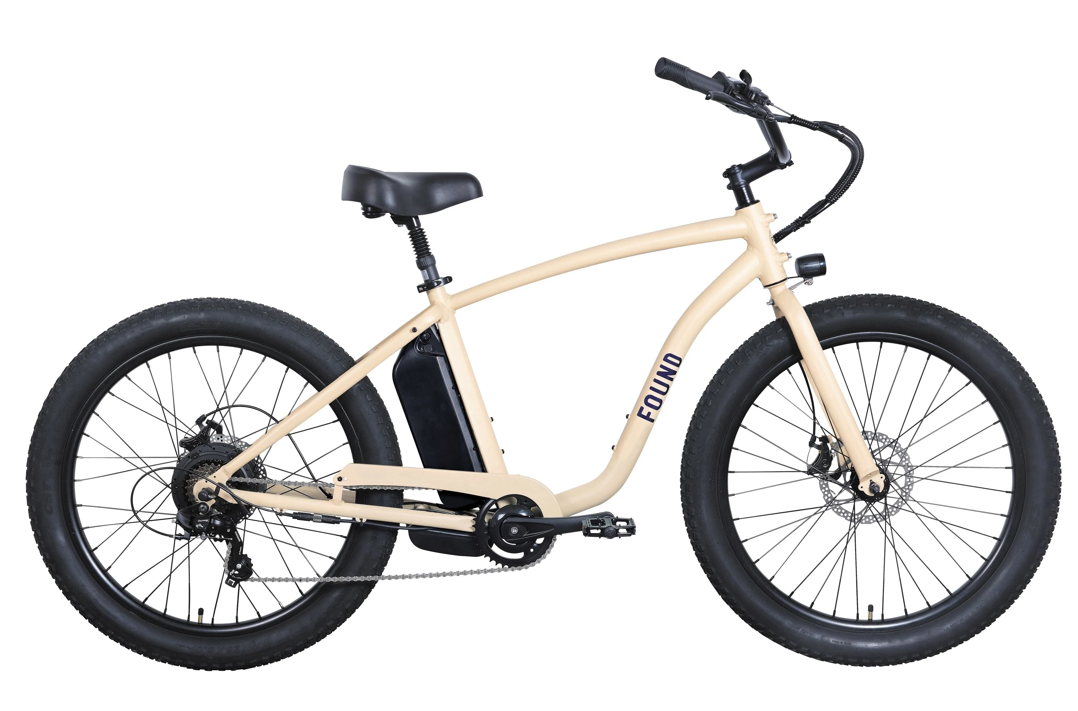 Found Trail Step Over Electric Beach Cruiser