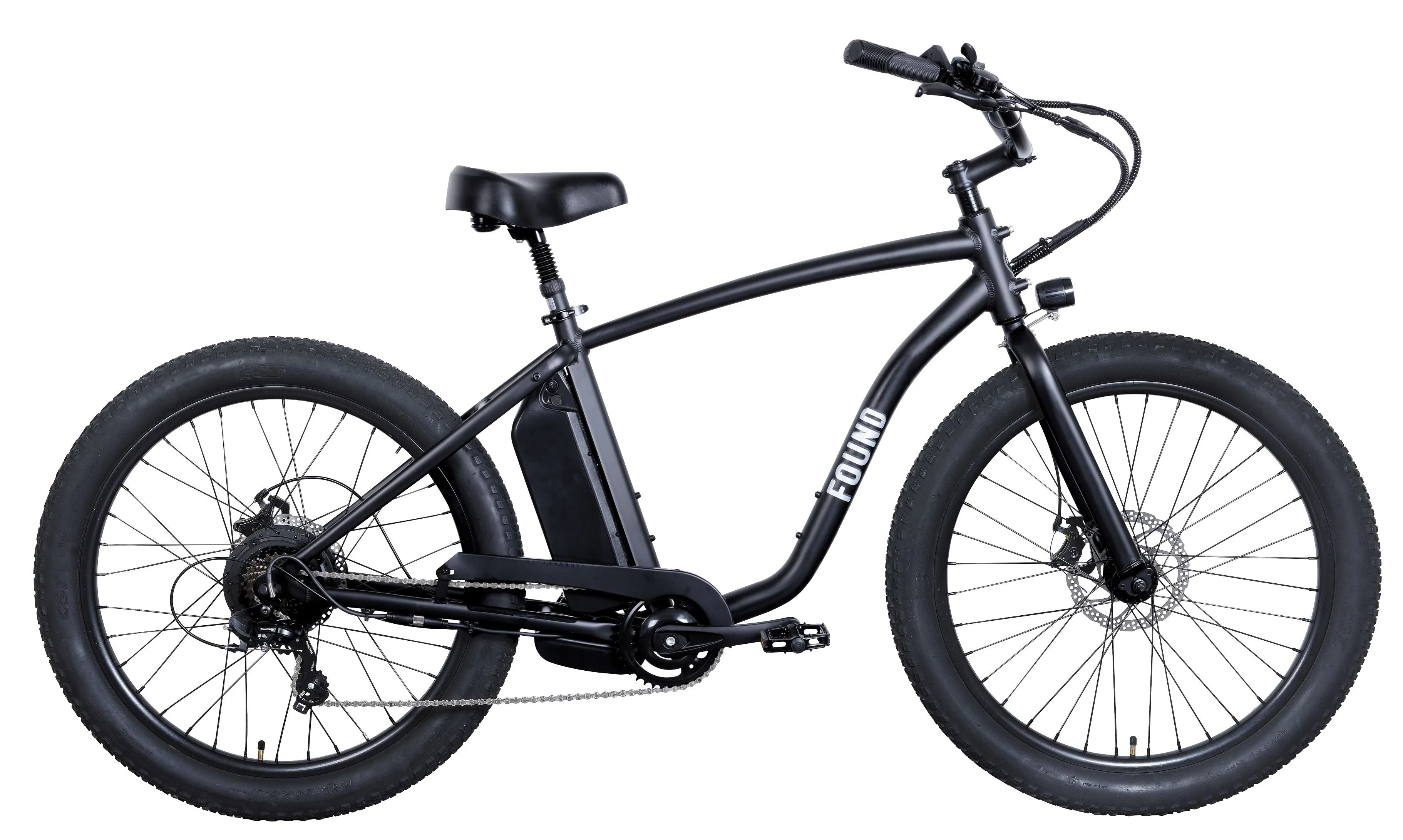 Found Trail Step Over Electric Beach Cruiser