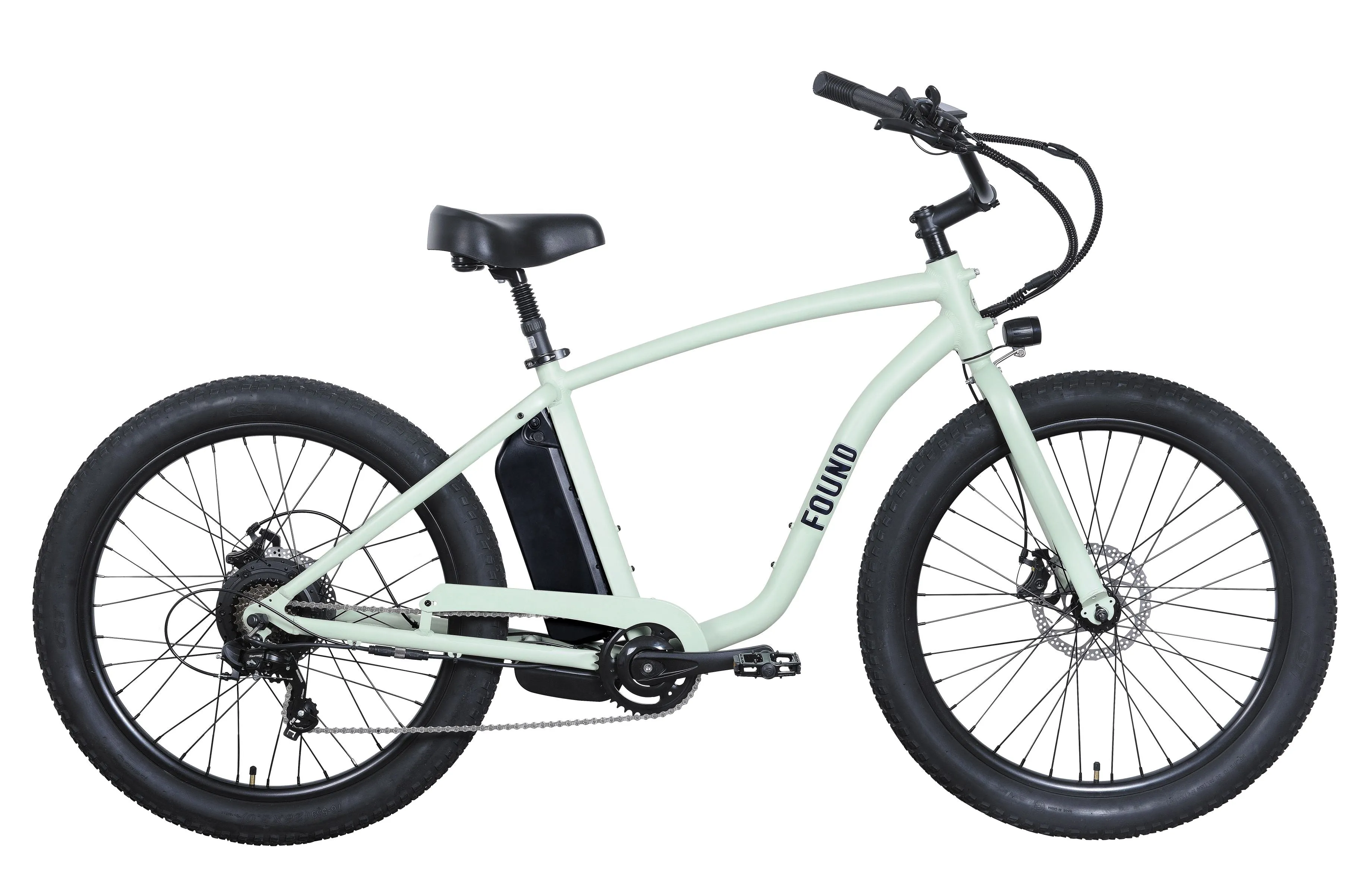 Found Trail Step Over Electric Beach Cruiser