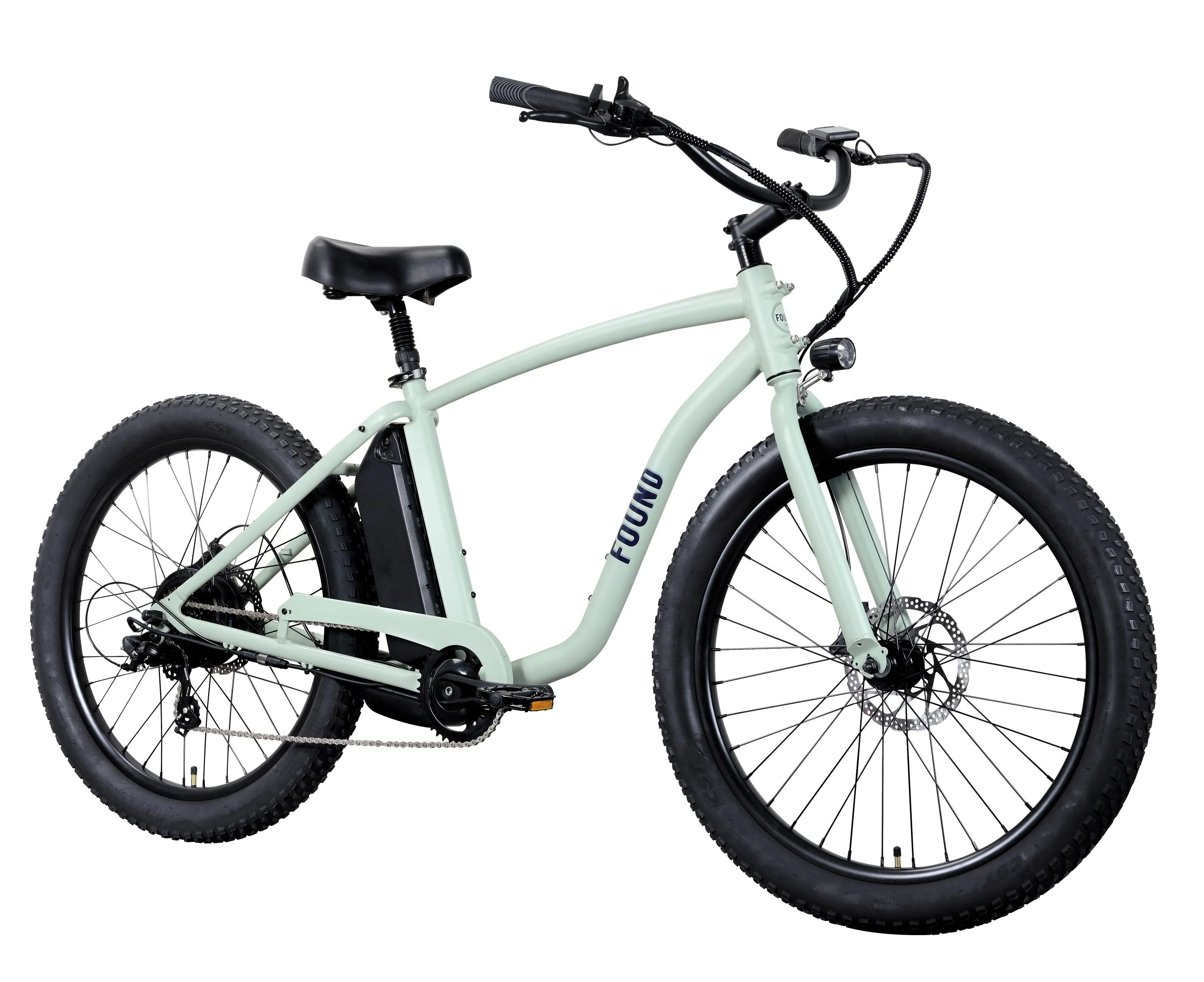 Found Trail Step Over Electric Beach Cruiser