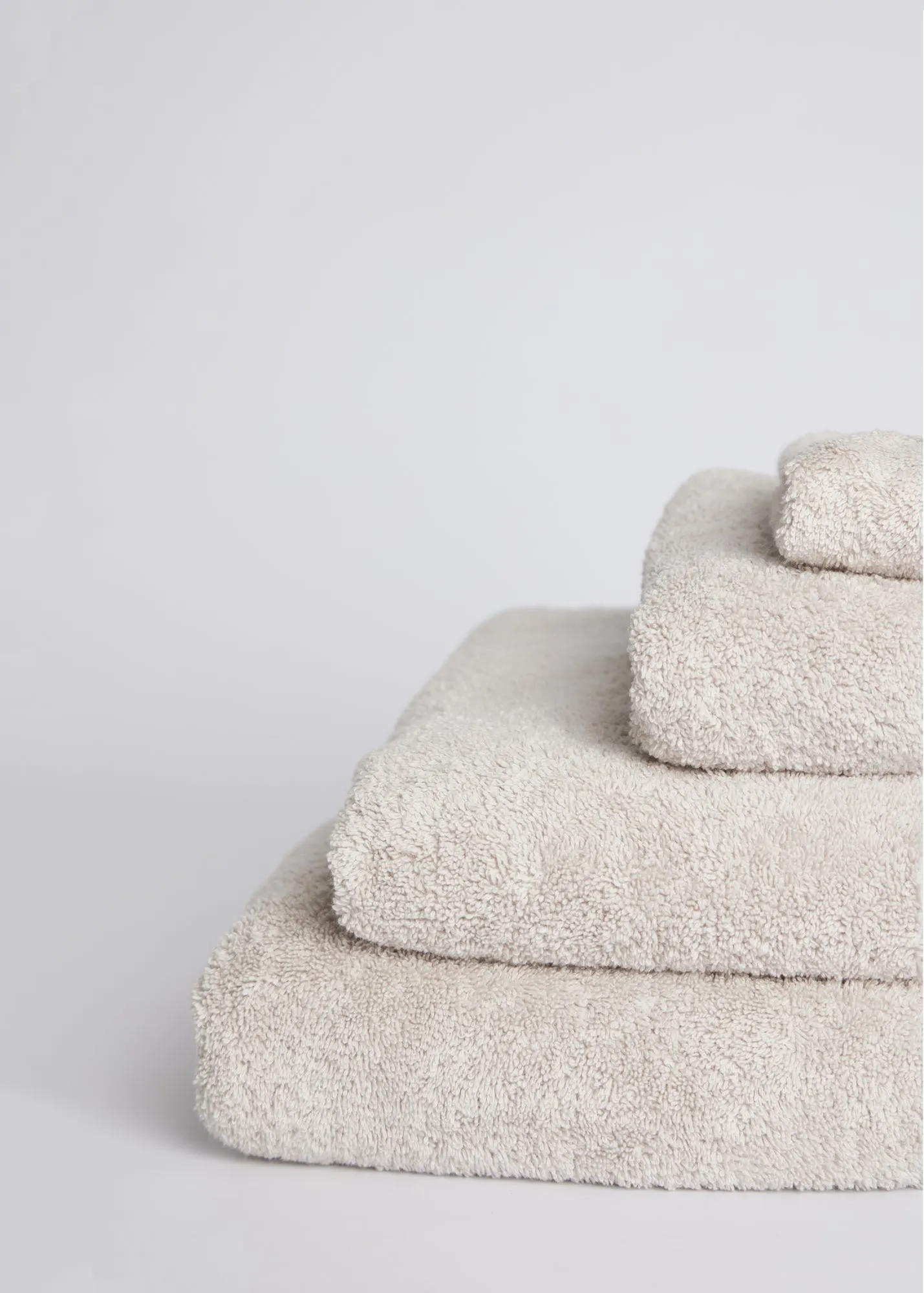 Foxford Luxury Cotton Hand Towel - Silver