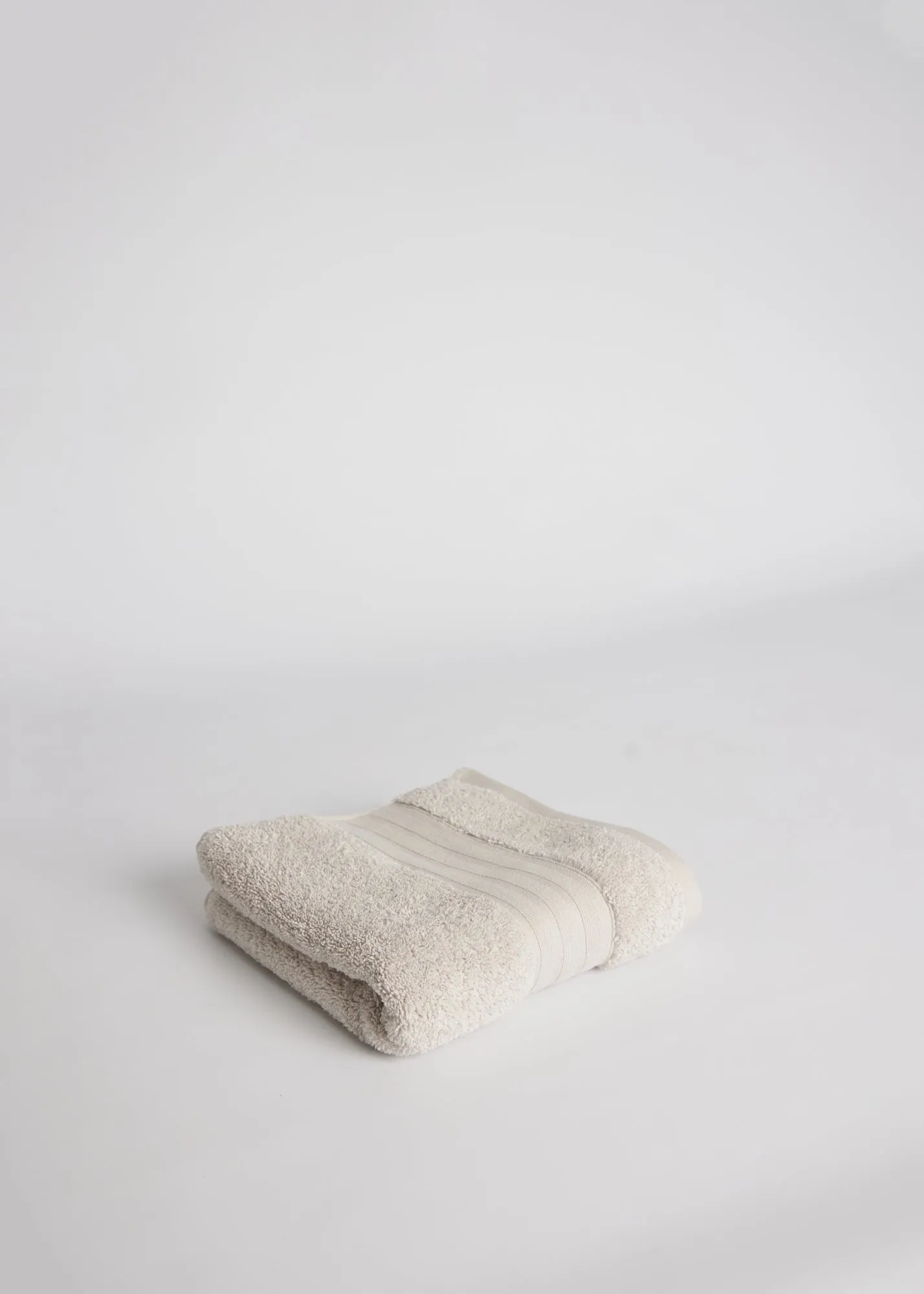 Foxford Luxury Cotton Hand Towel - Silver