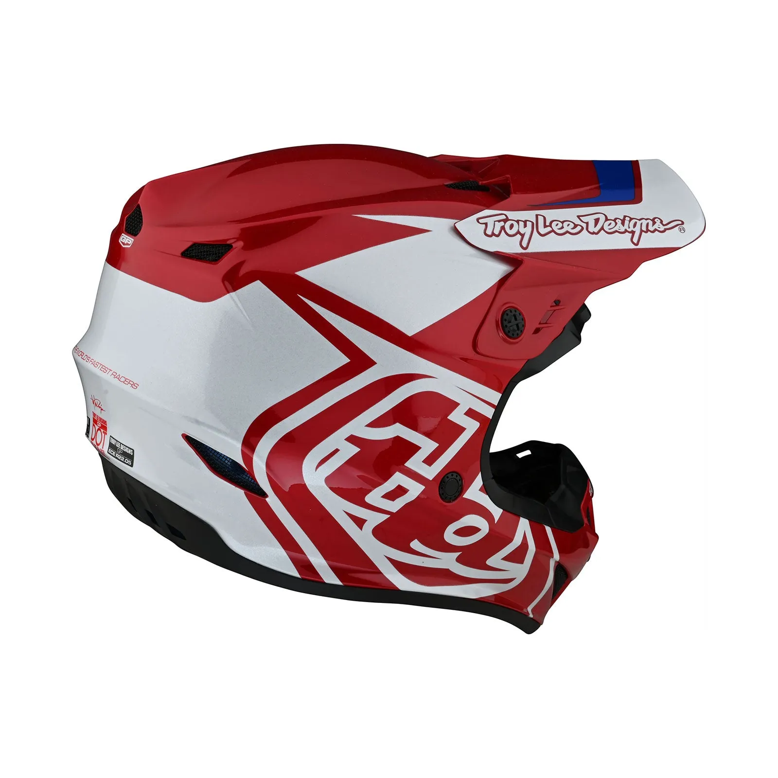 GP Helmet Overload Red / White