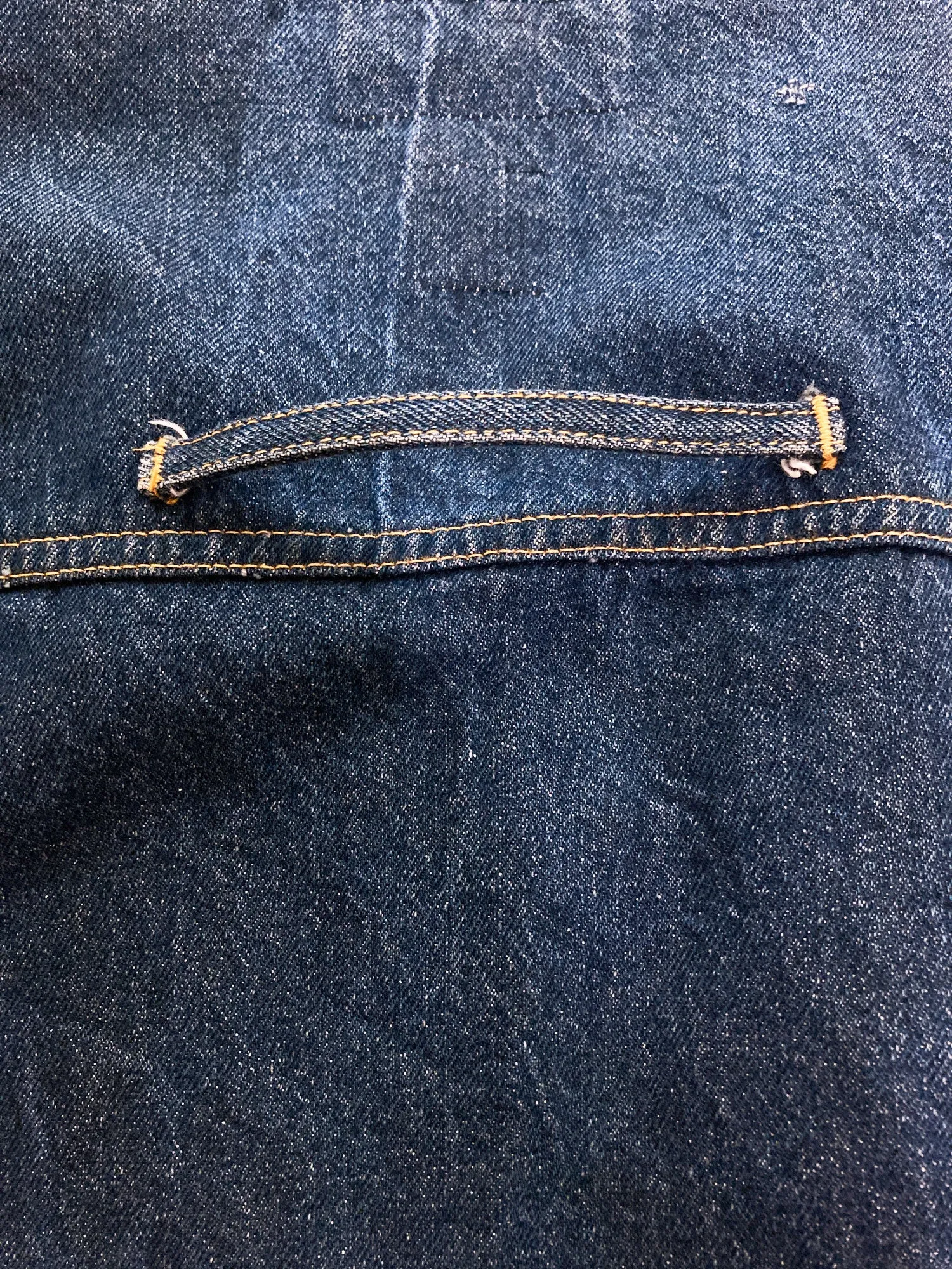 Grass Men's 'Jun Saito Denim' 1980s cropped indigo denim jacket - M