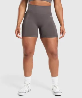 Gymshark Adapt Monogram Seamless Shorts - Greyed Purple/Brushed Grey