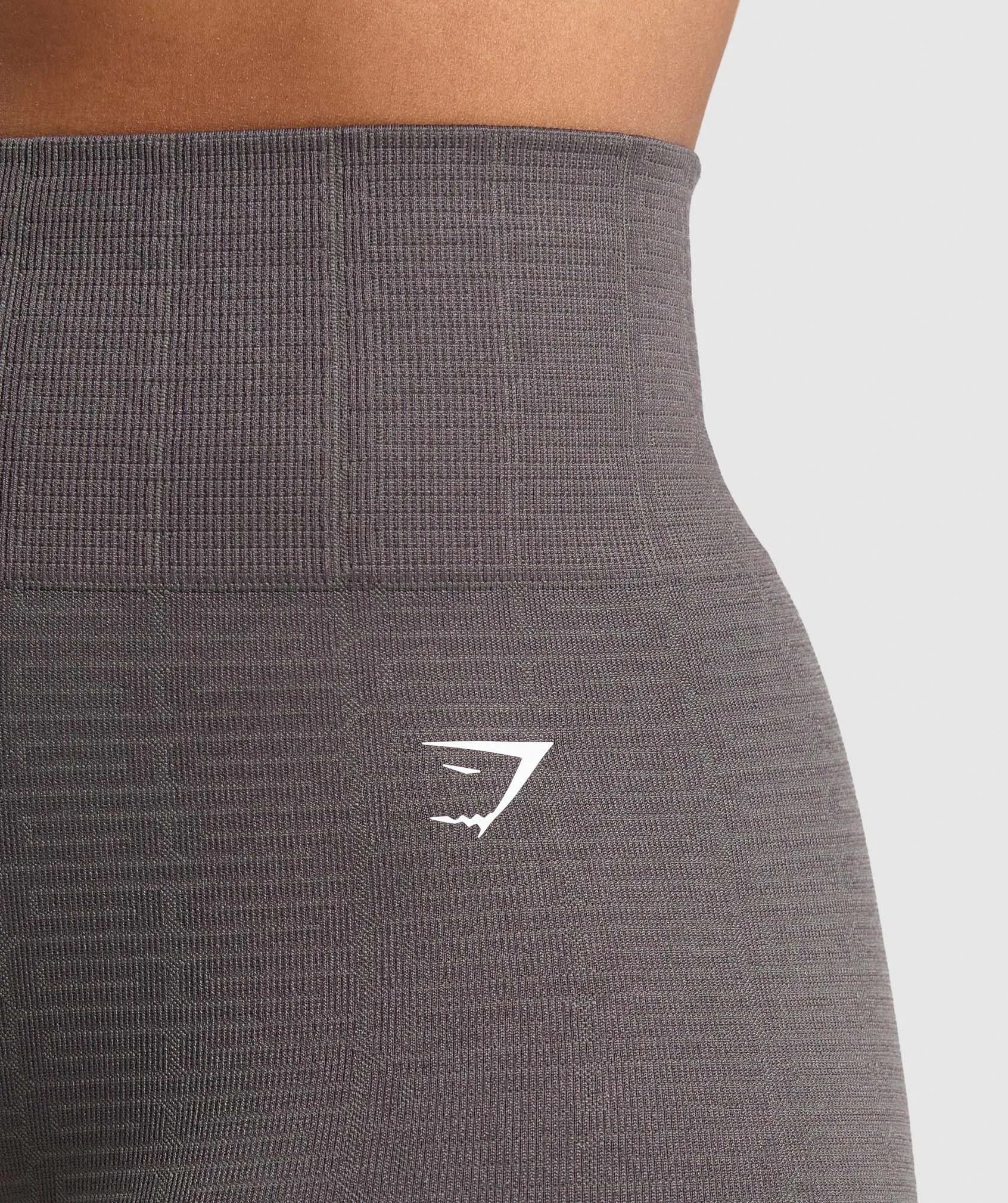 Gymshark Adapt Monogram Seamless Shorts - Greyed Purple/Brushed Grey