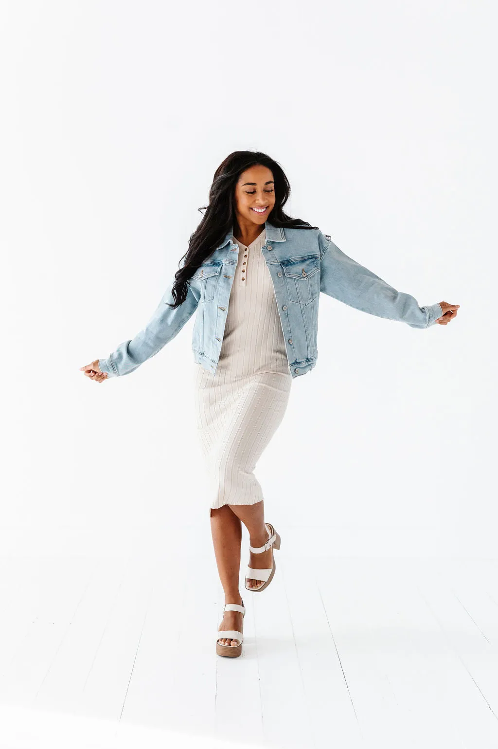 Harper Short Sleeve Dress in Oatmeal