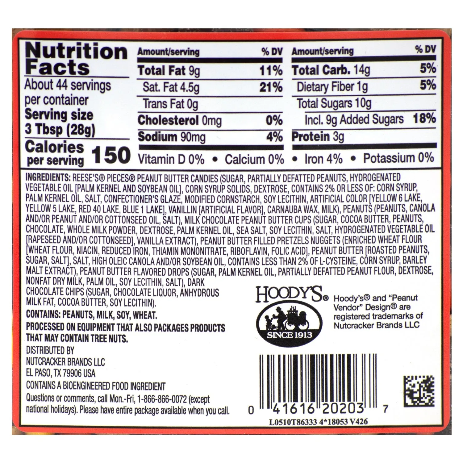 Hoody's Peanut Butter Chocolate Mix