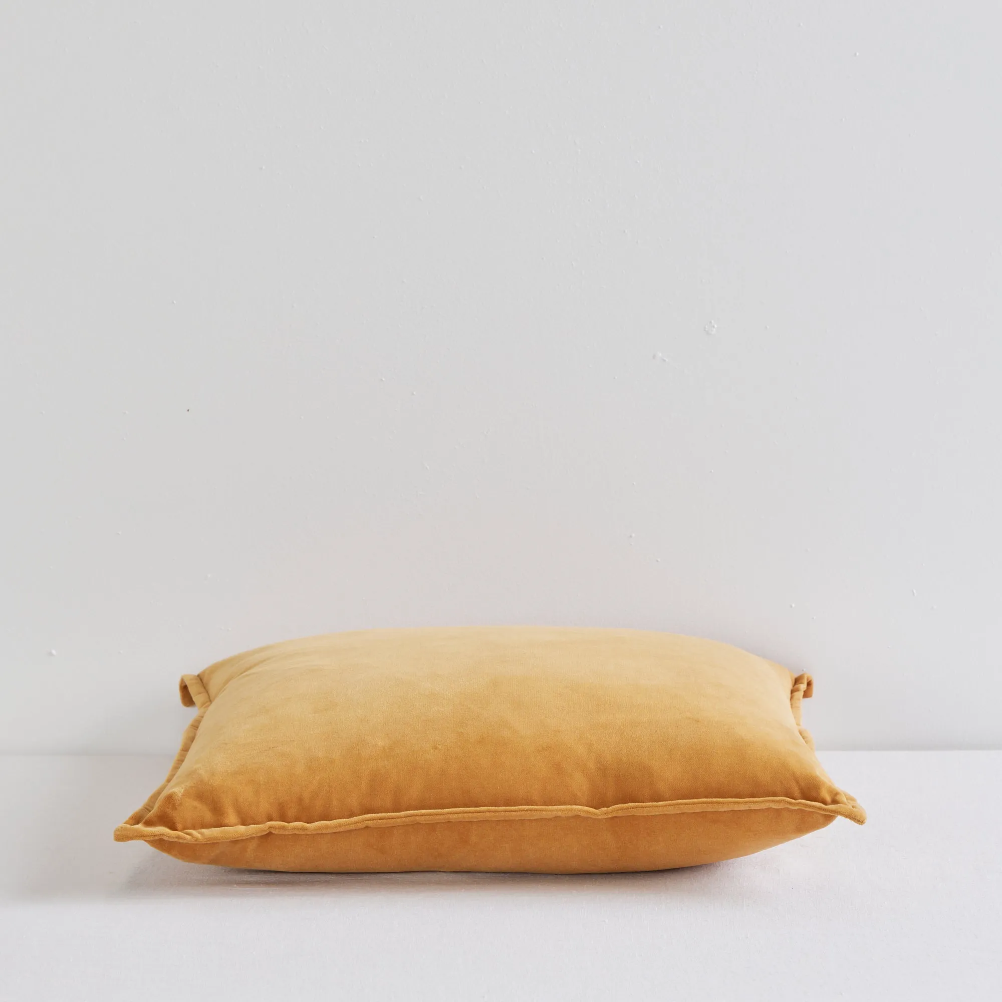 Hudson V2 Velvet Cushion - Marigold - 50X50