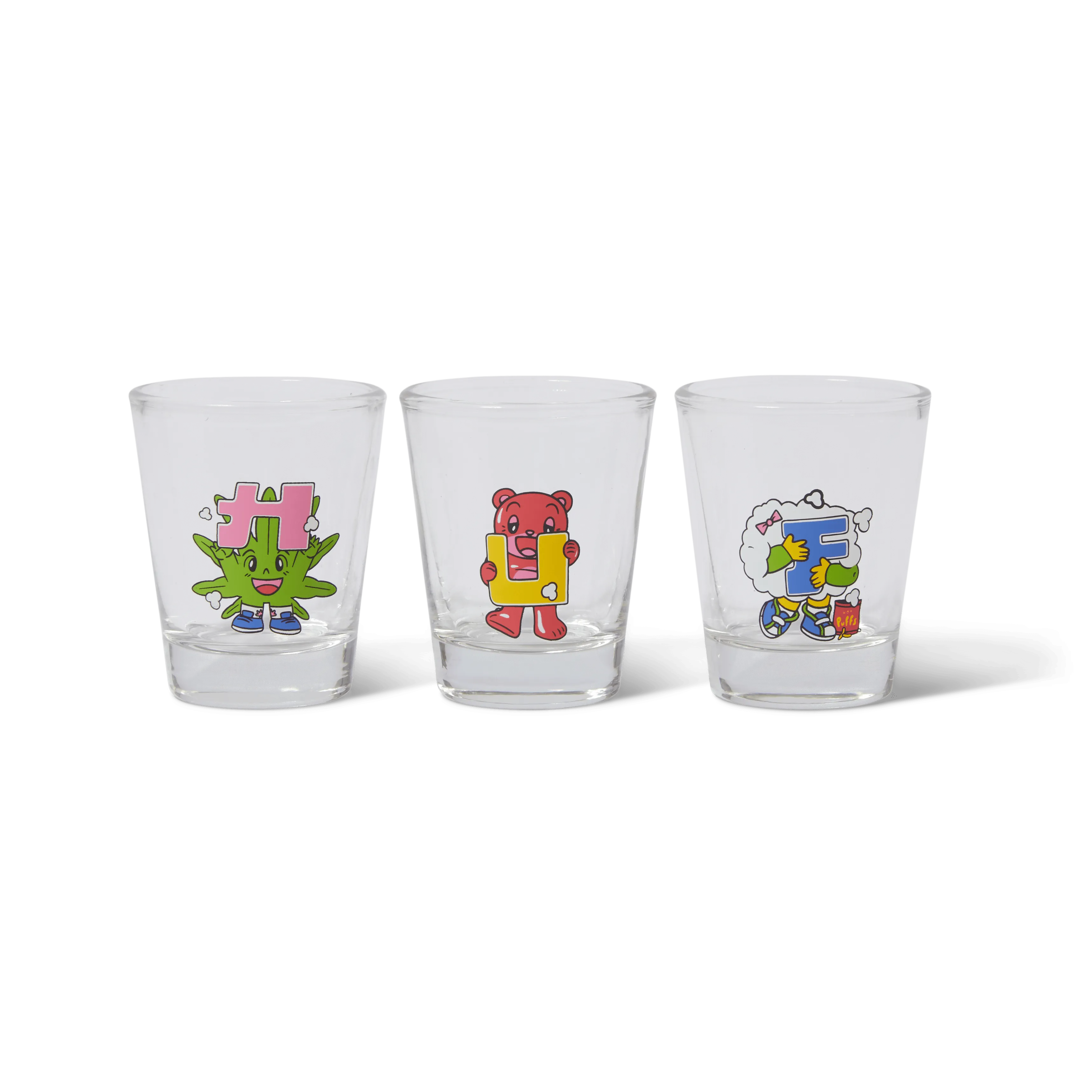 Huf Kawaii Buddies Shot Glass Set