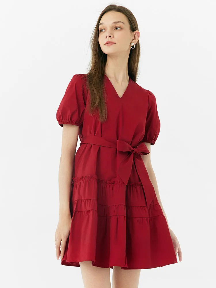 Ice Cool V-Neck Mini Dress