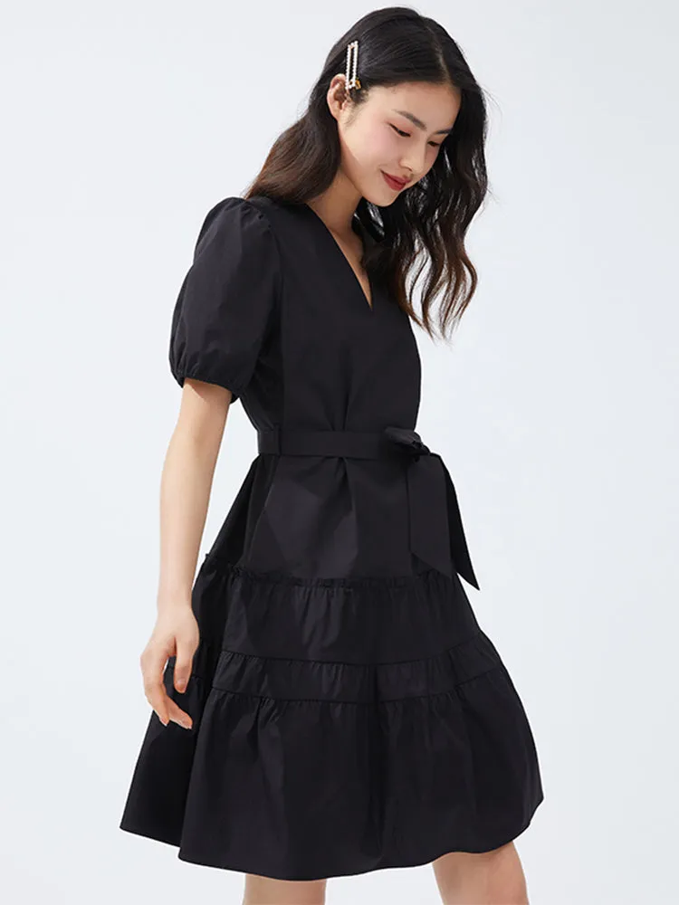 Ice Cool V-Neck Mini Dress
