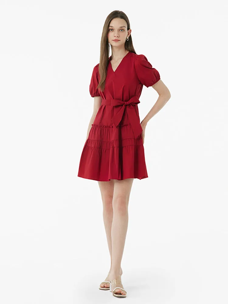 Ice Cool V-Neck Mini Dress